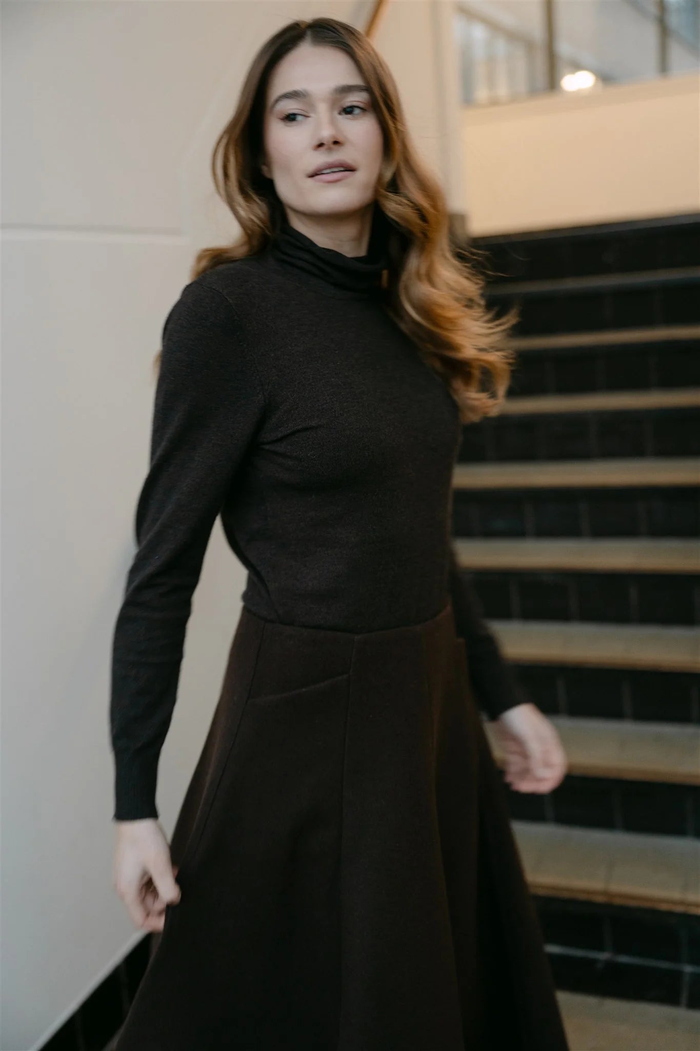 Turtleneck "OmanW6" brown