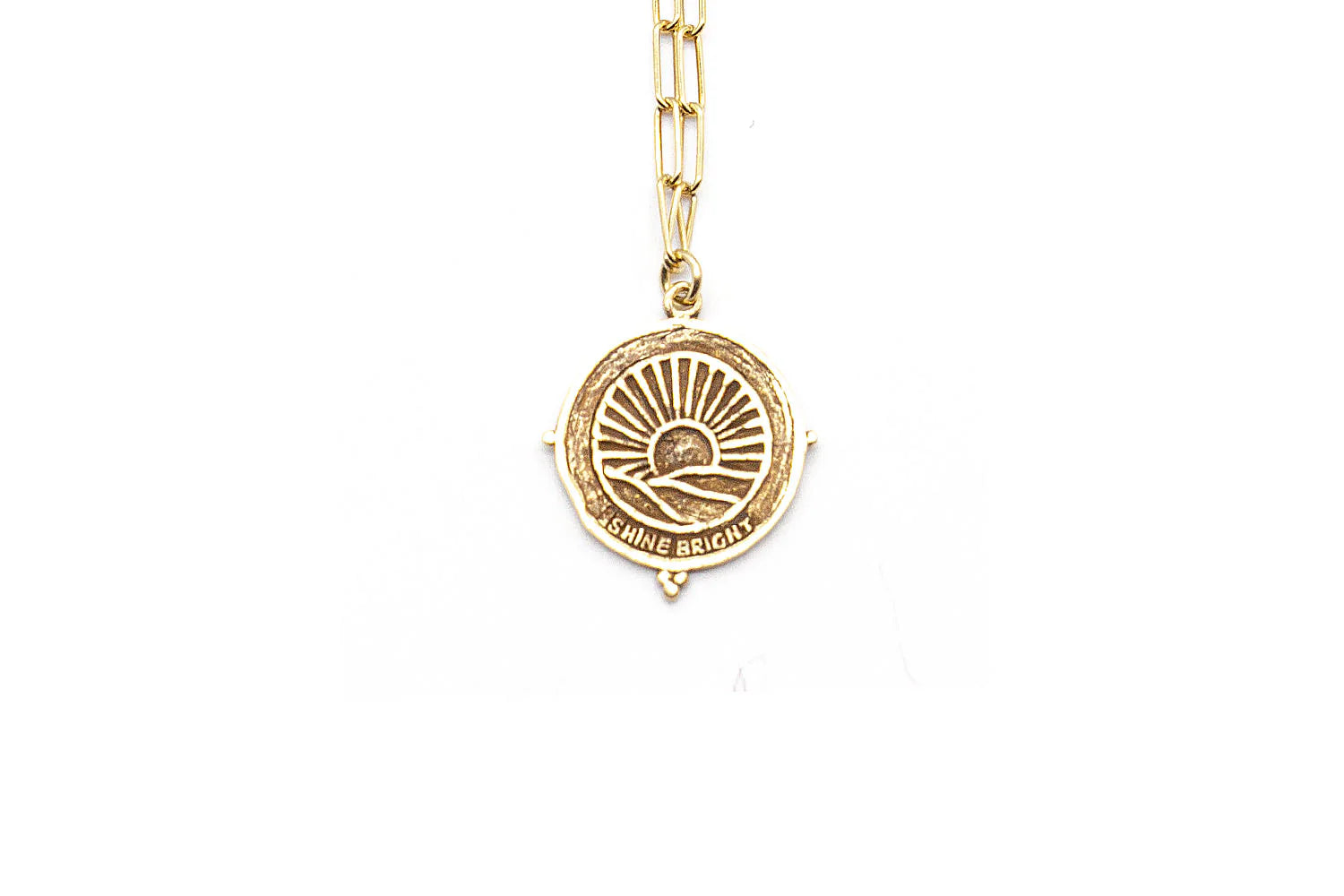 Kette "Paperclip Mini sun"