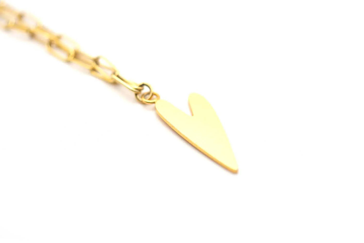 Kette "Fine Jewelry Paperclip Mini Heart"