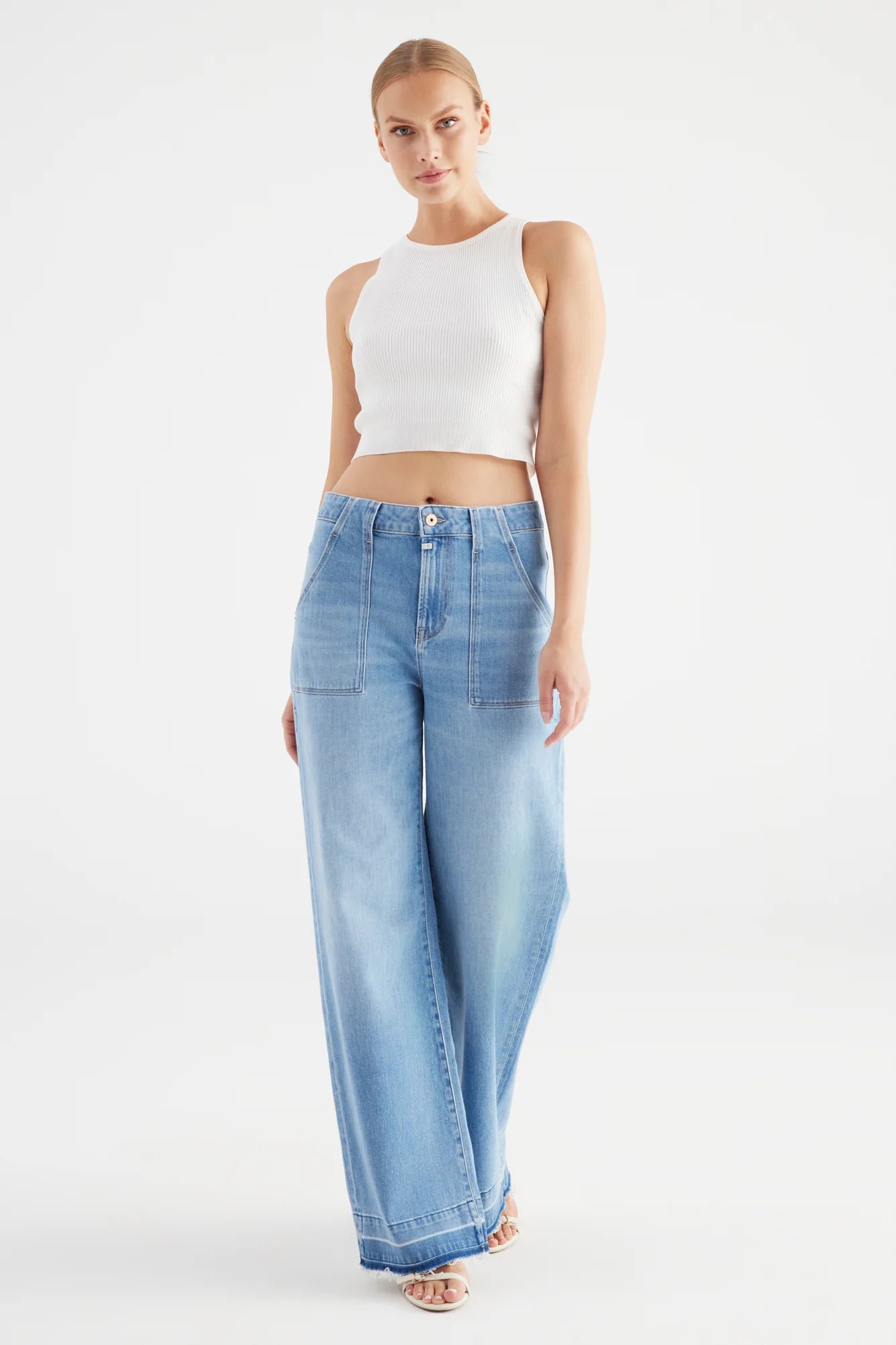 High Waist Jeans "Lulu Fancy Bottom"