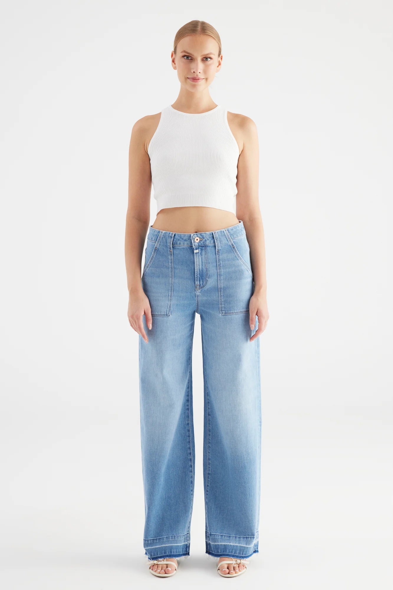 High Waist Jeans "Lulu Fancy Bottom"