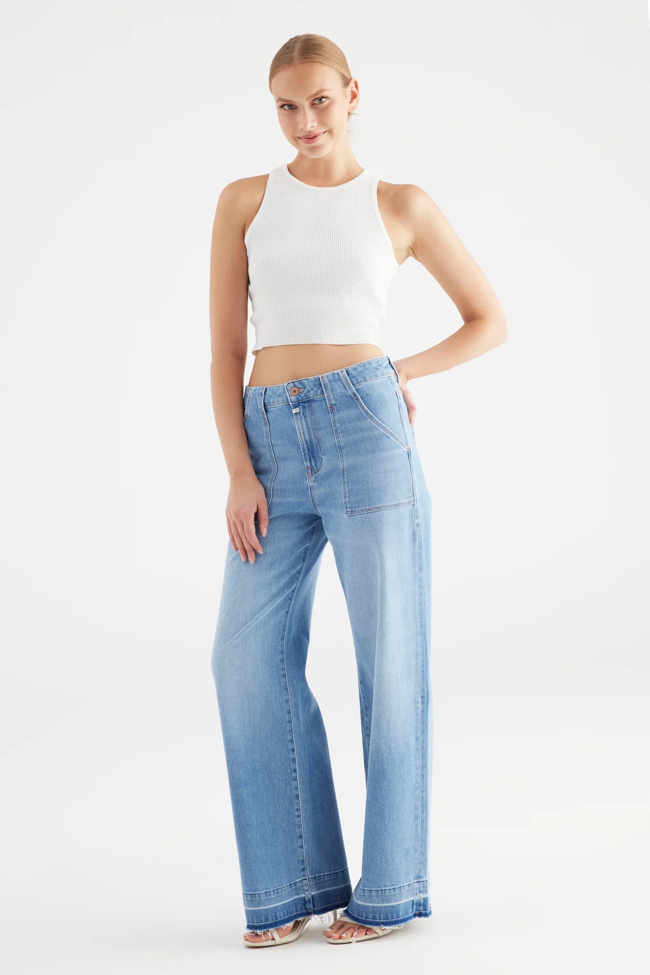 High Waist Jeans "Lulu Fancy Bottom"