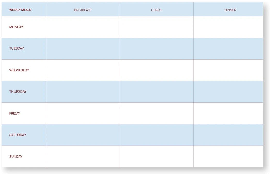 A-Journal Meal Planner