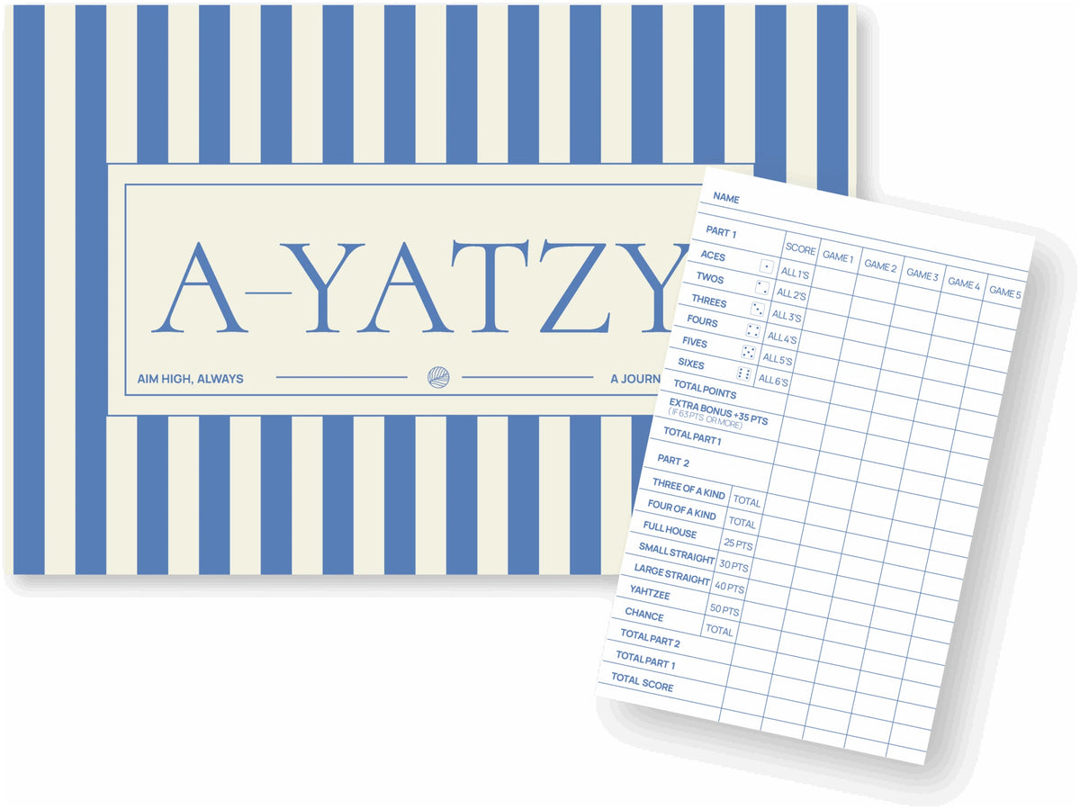 Spiel "A-Yahtzee Blue"