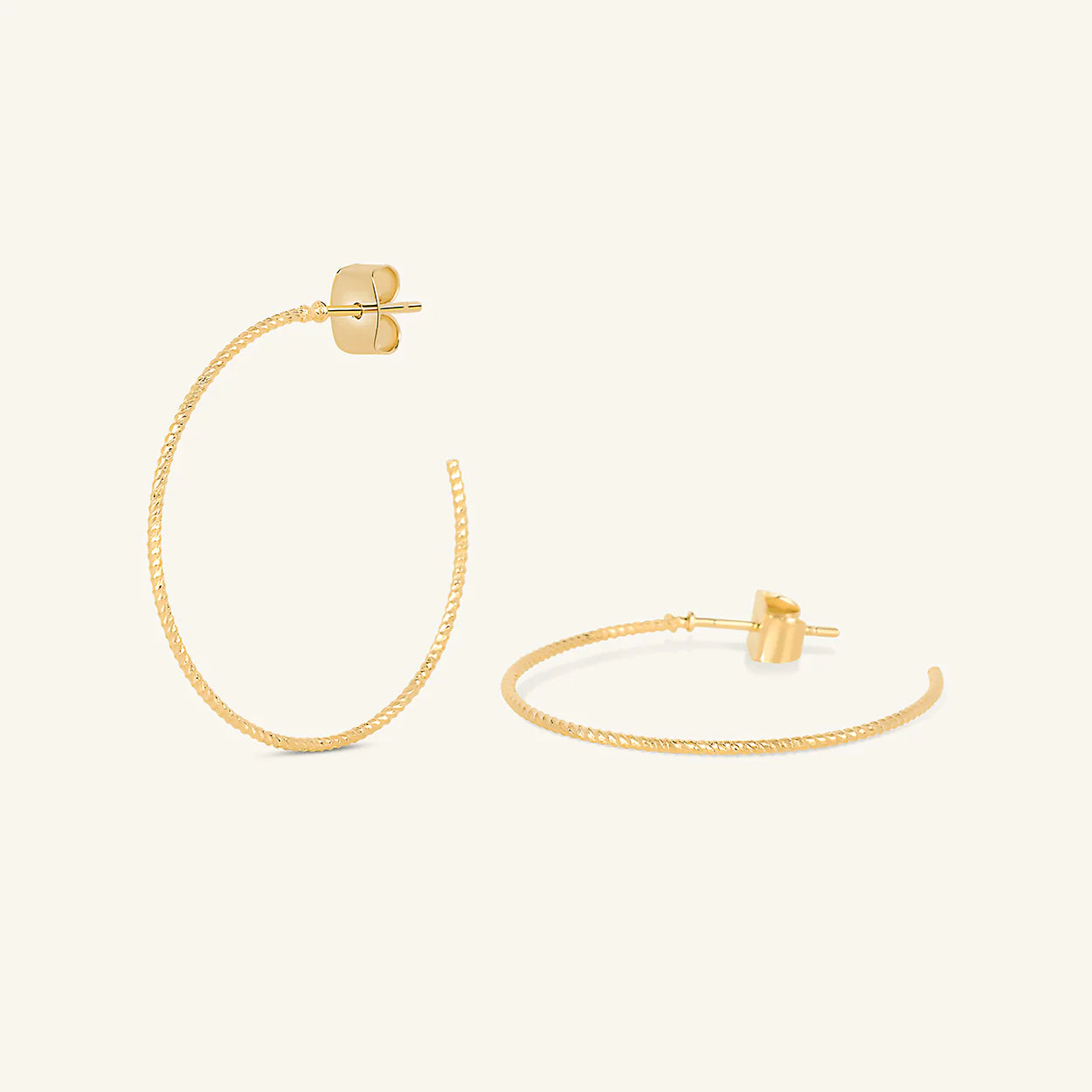 Glitter Hoops Medium