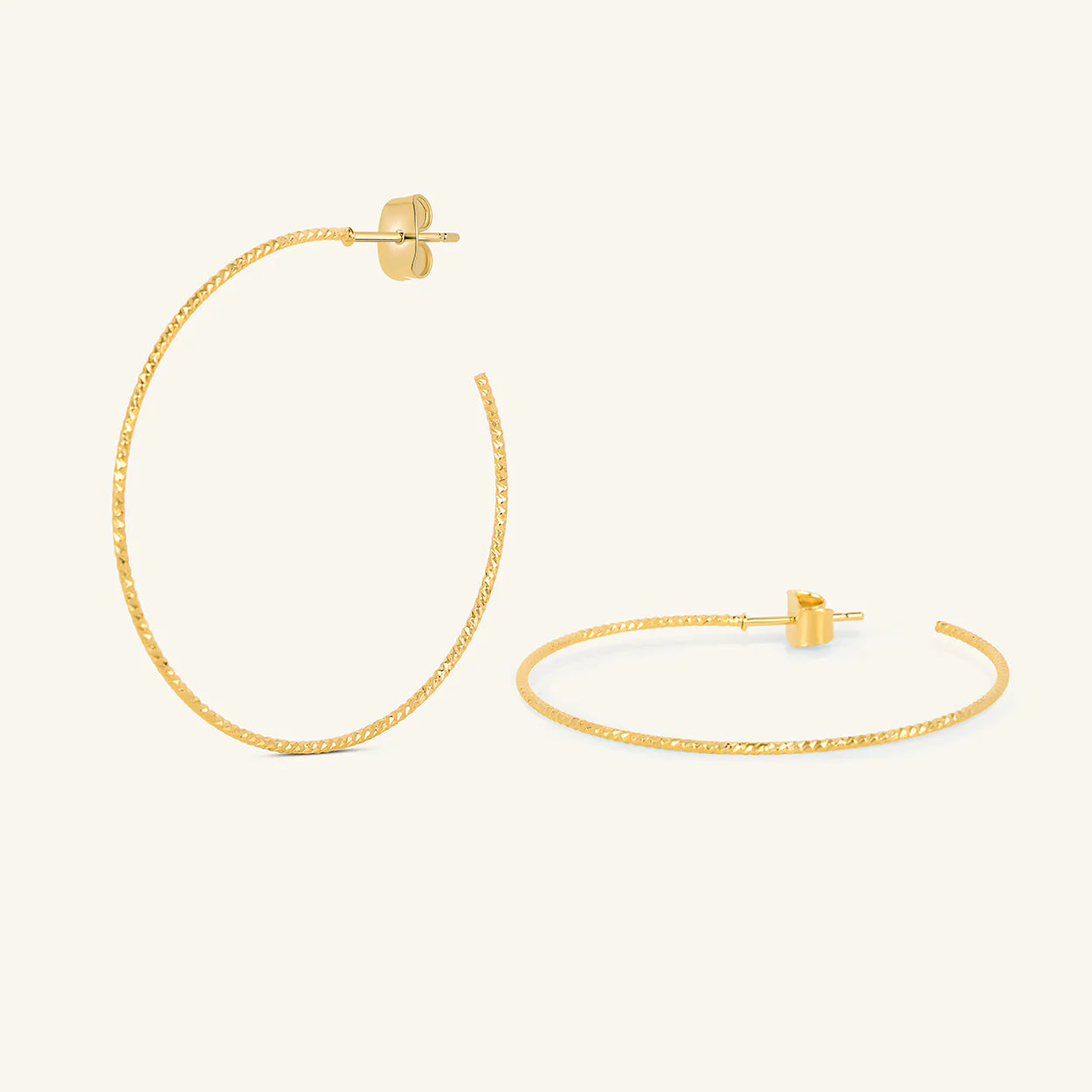 Glitter Hoops Large