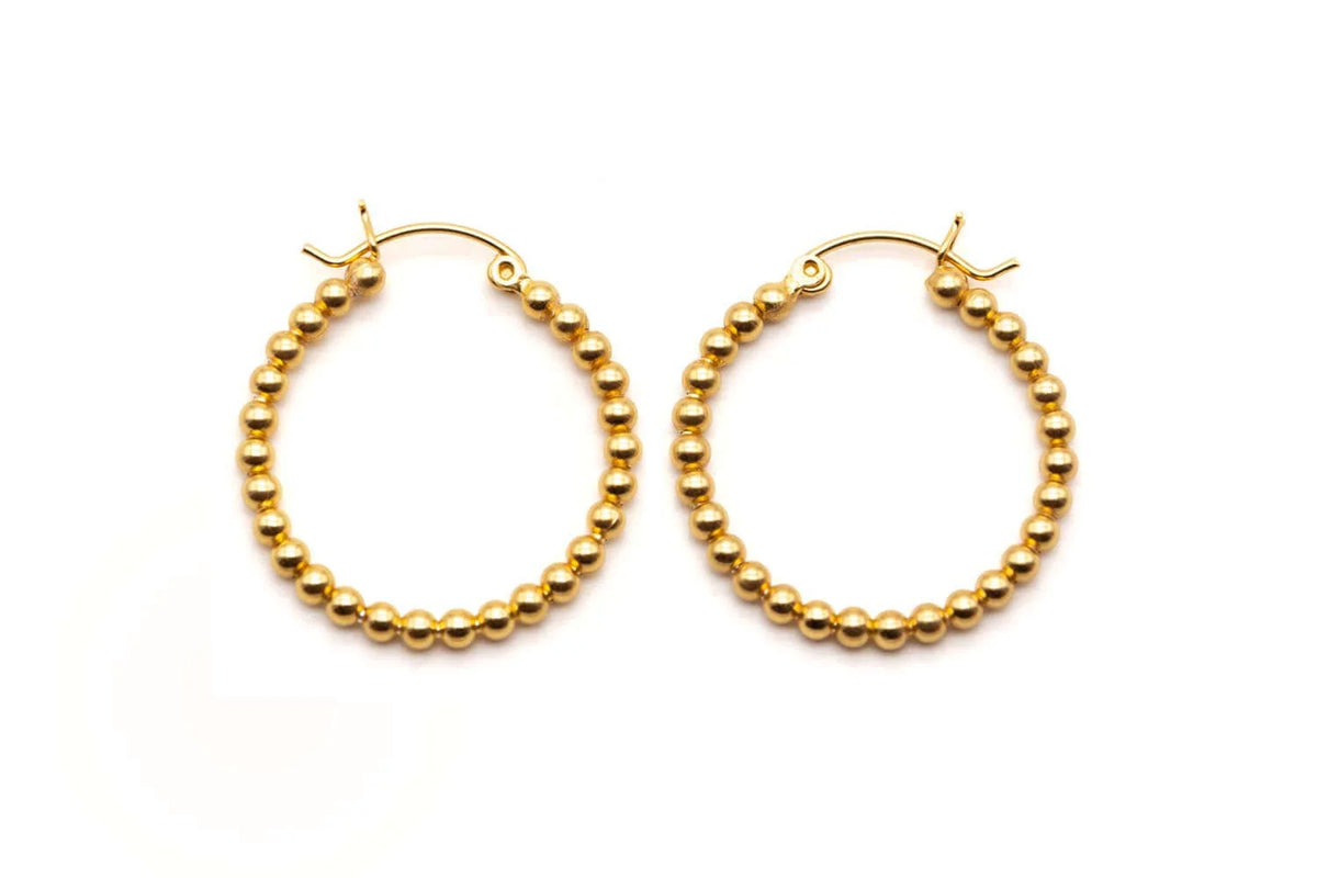 Ohrringe "Dotted Loop Medium"