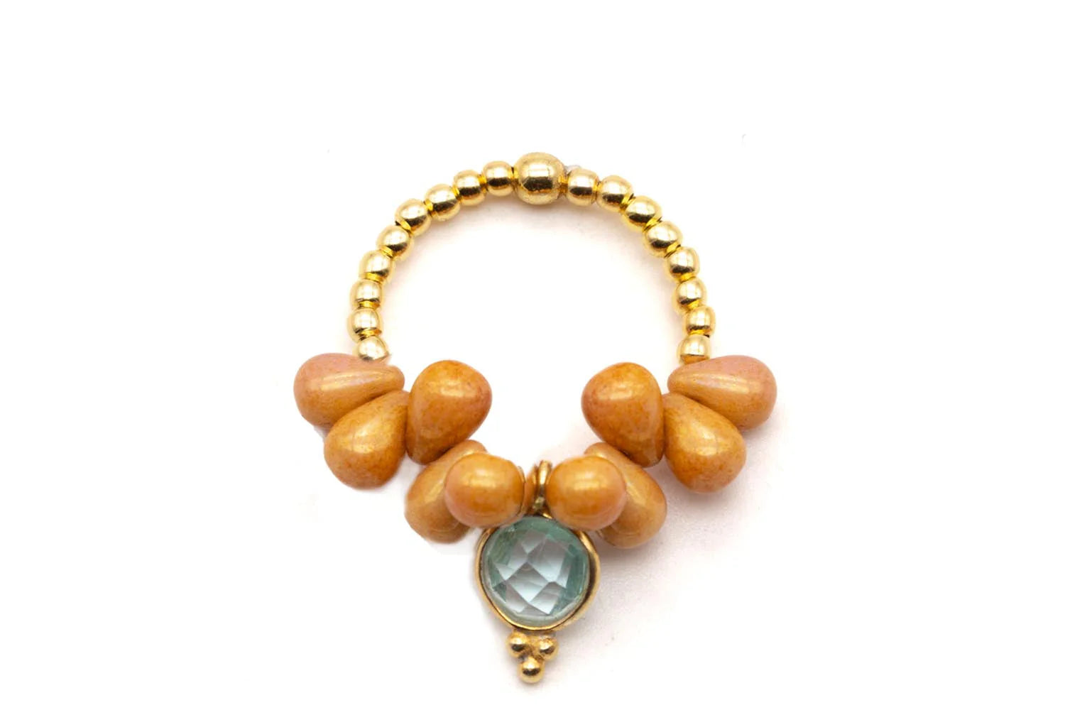 Ring "Drops Caramel"