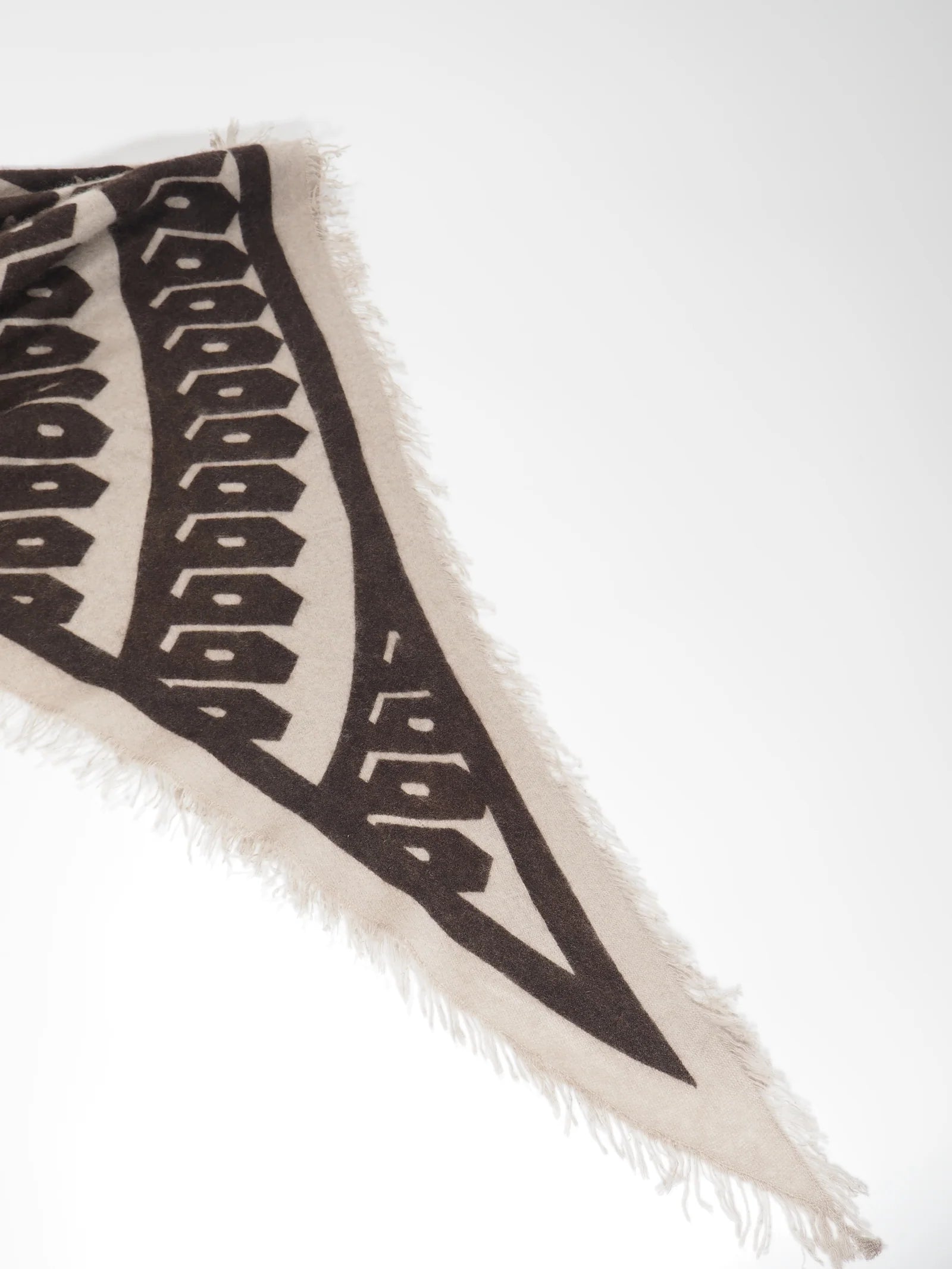 Kaschmir-Schal "Tika" espresso/mokka