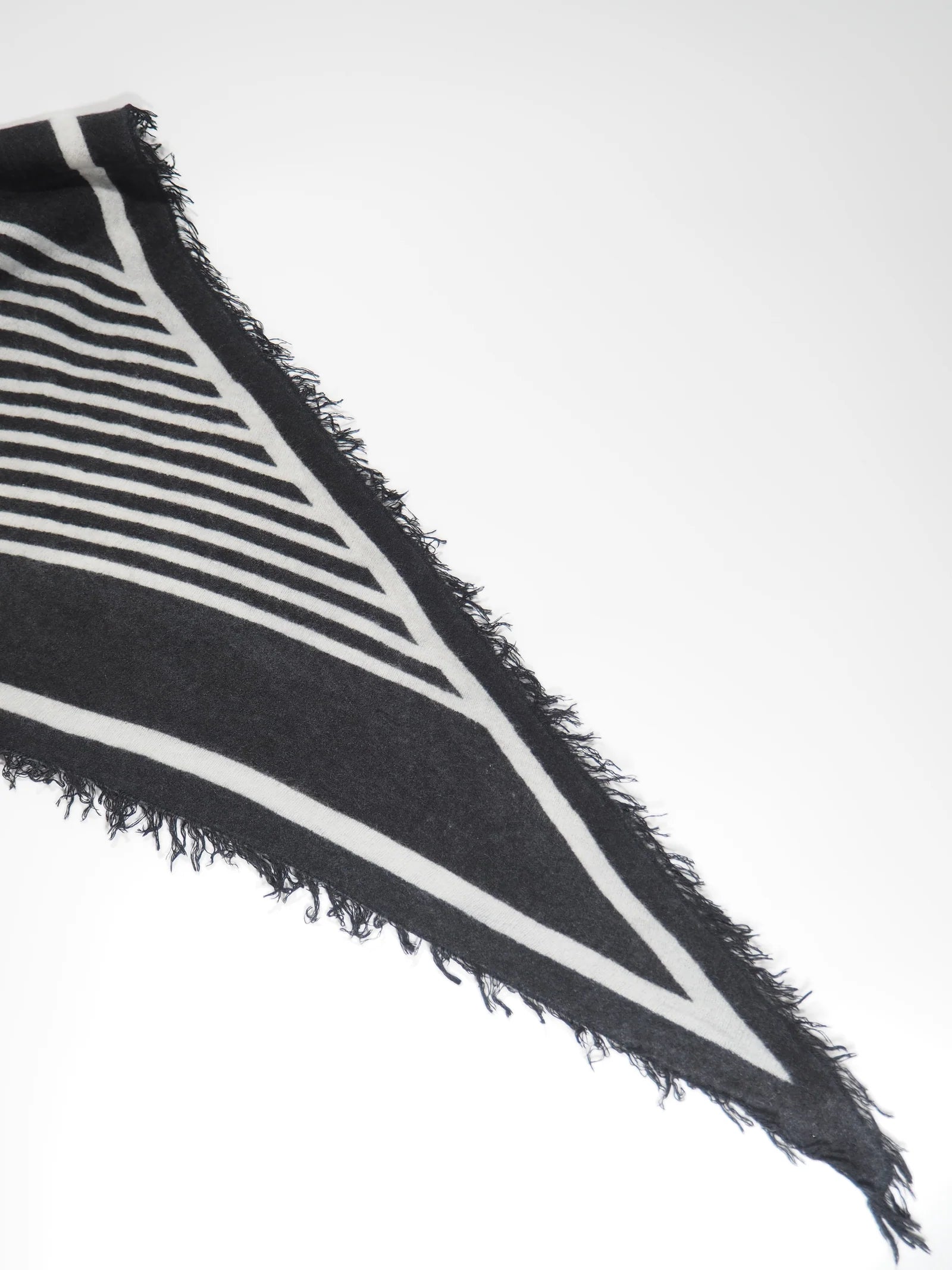 Kaschmir-Schal "Patti" black/white