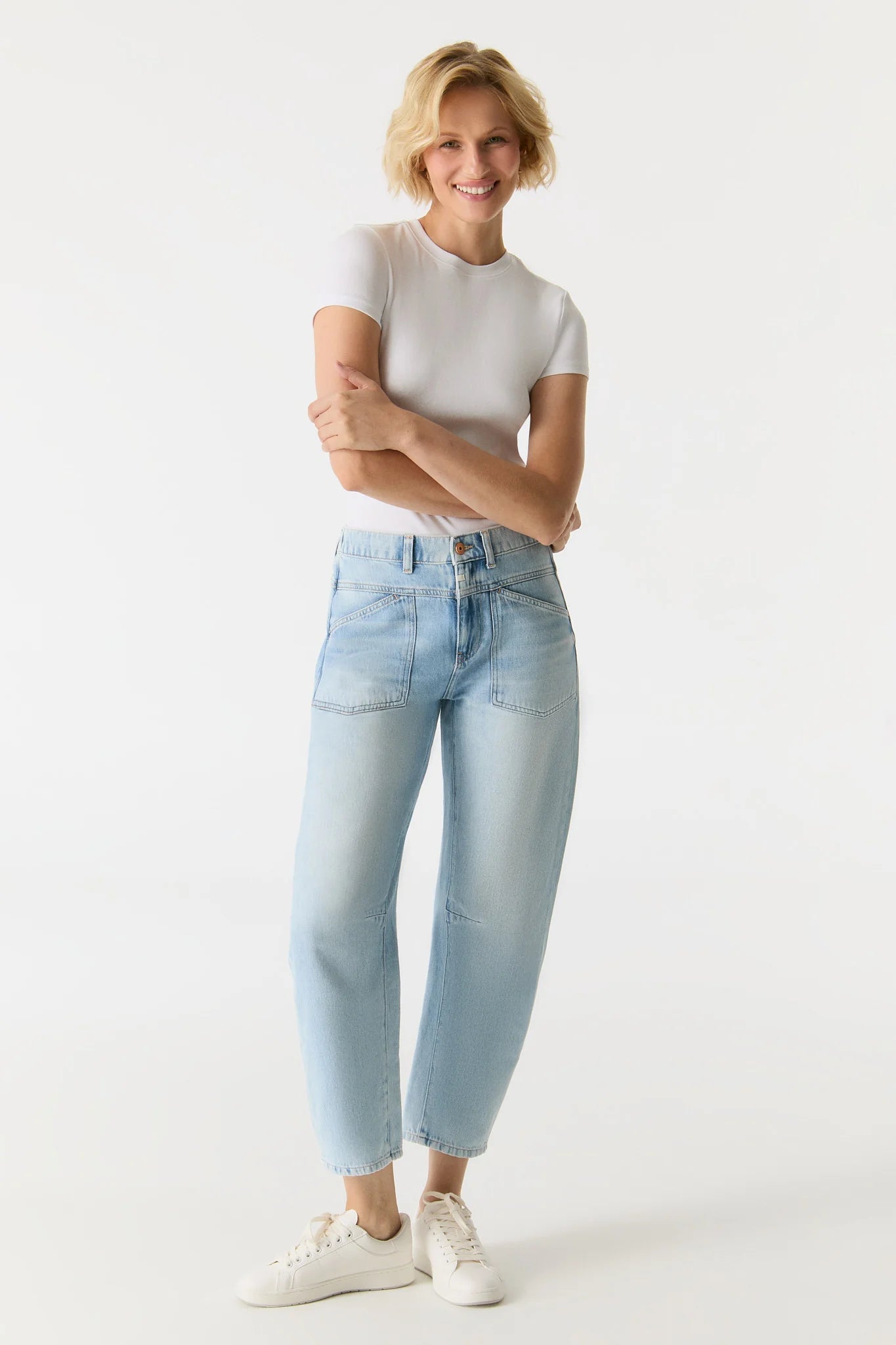Mid Waist Jeans "Selena" light blue - Dein Lieblingsladen Concept