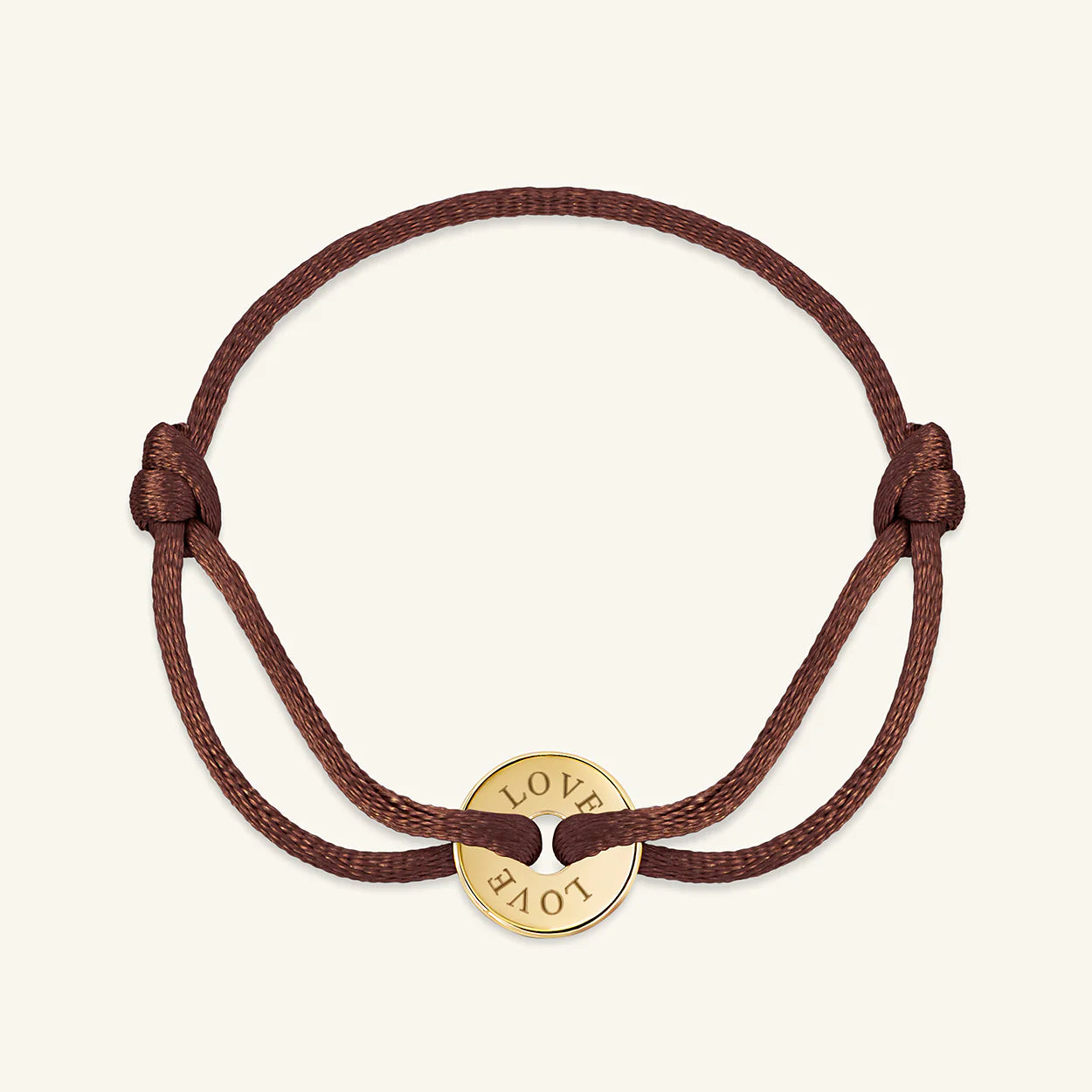 Armband "Love klein"-bruin