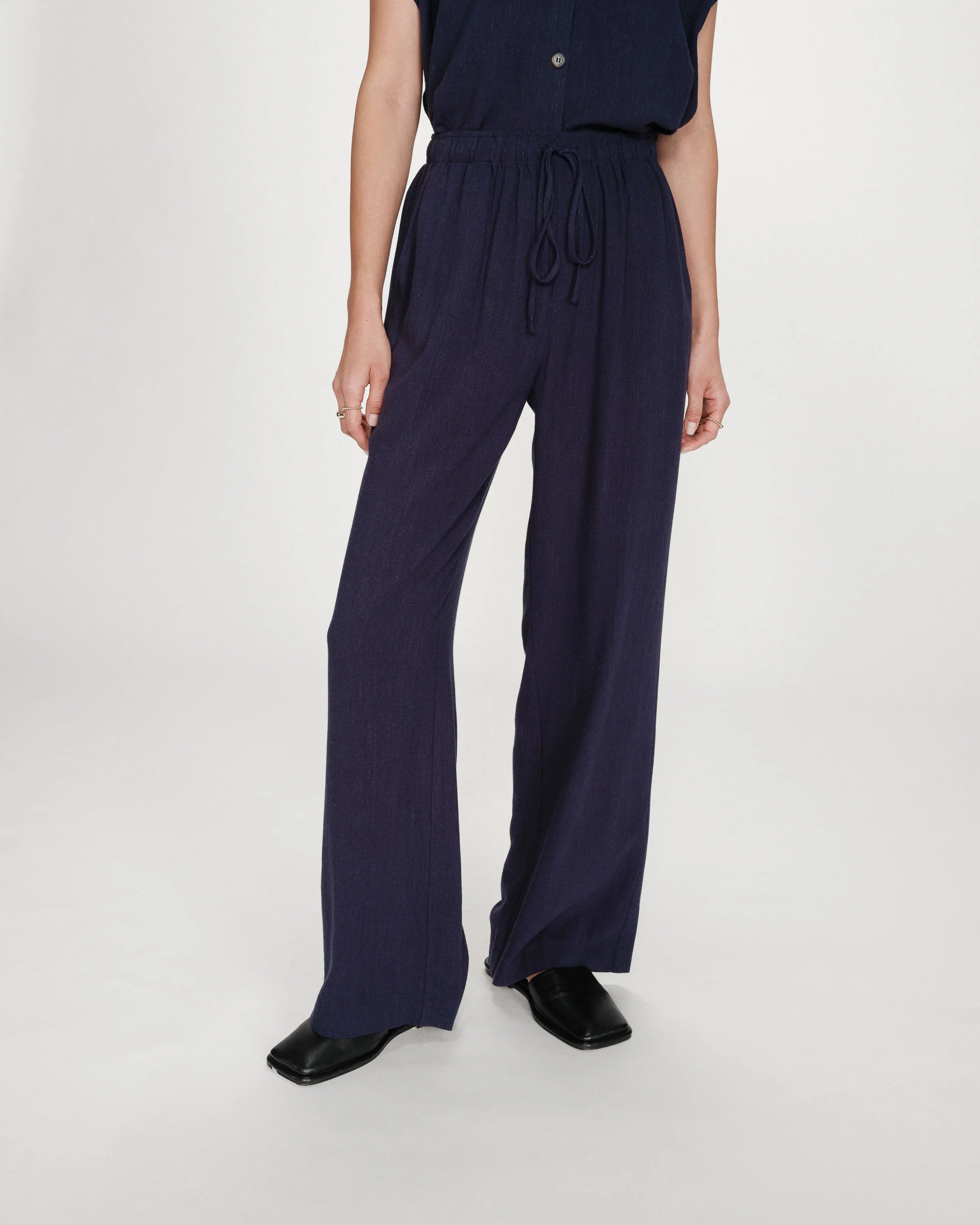 Wide Leg Pants "Raven"