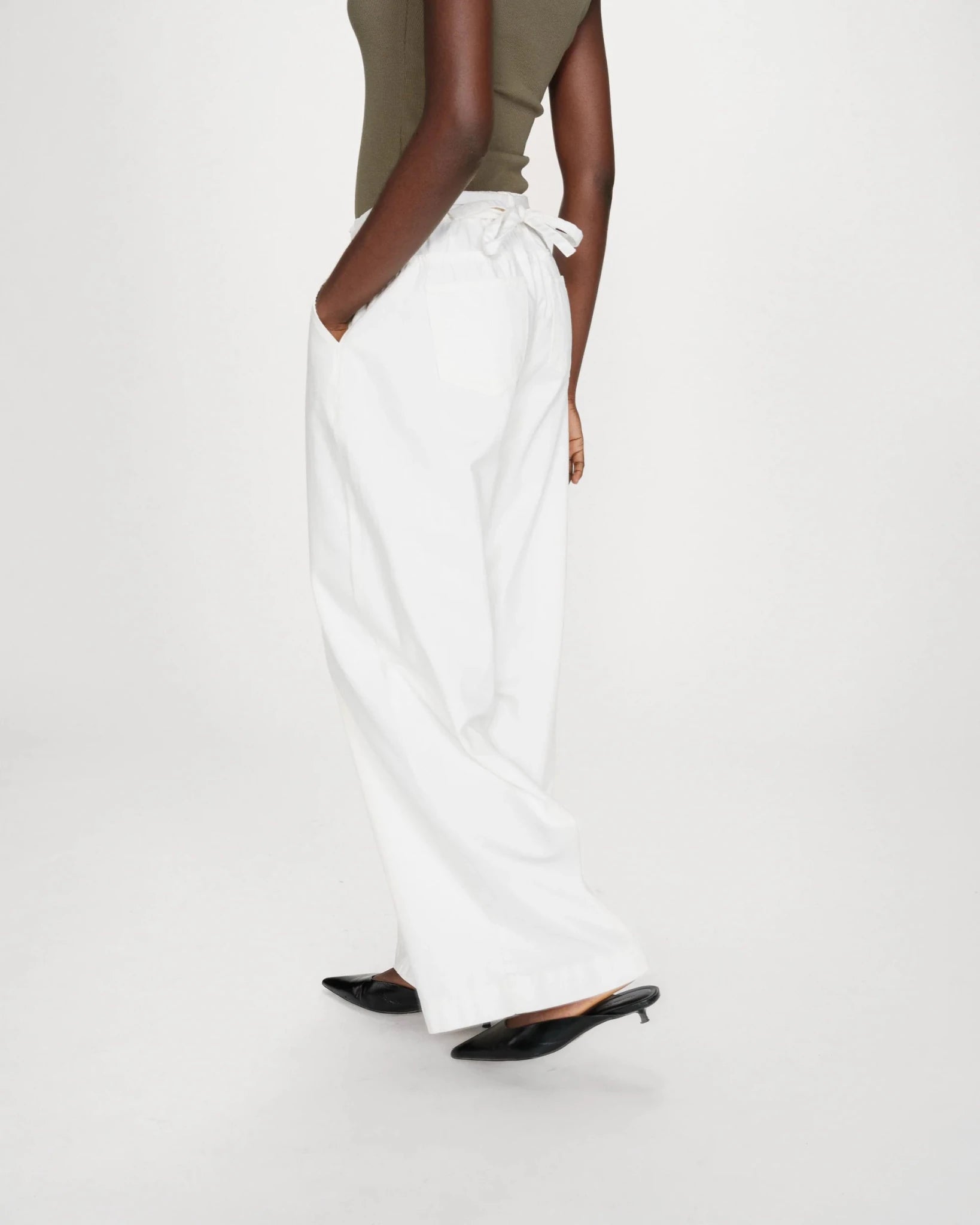 Jeans "Pompon" white - Dein Lieblingsladen Concept
