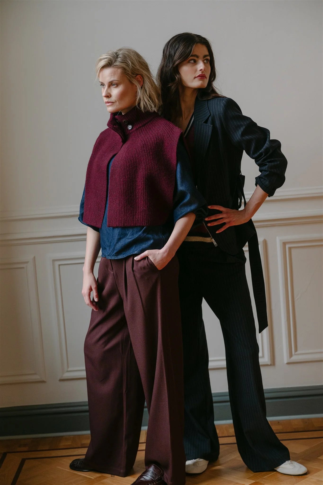 Trousers "LuxW6" burgundy