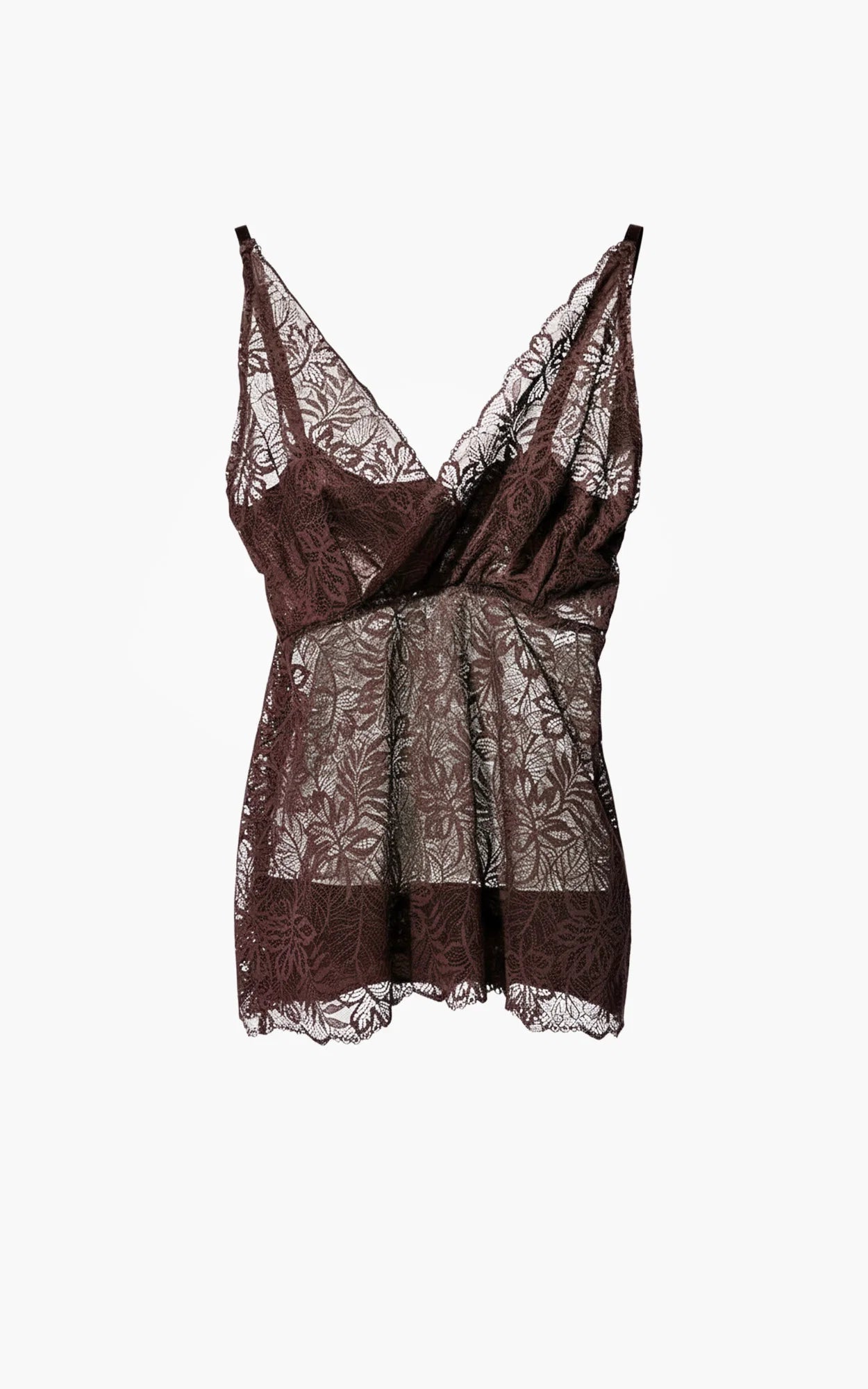 Lace Top "VivianW6" brown