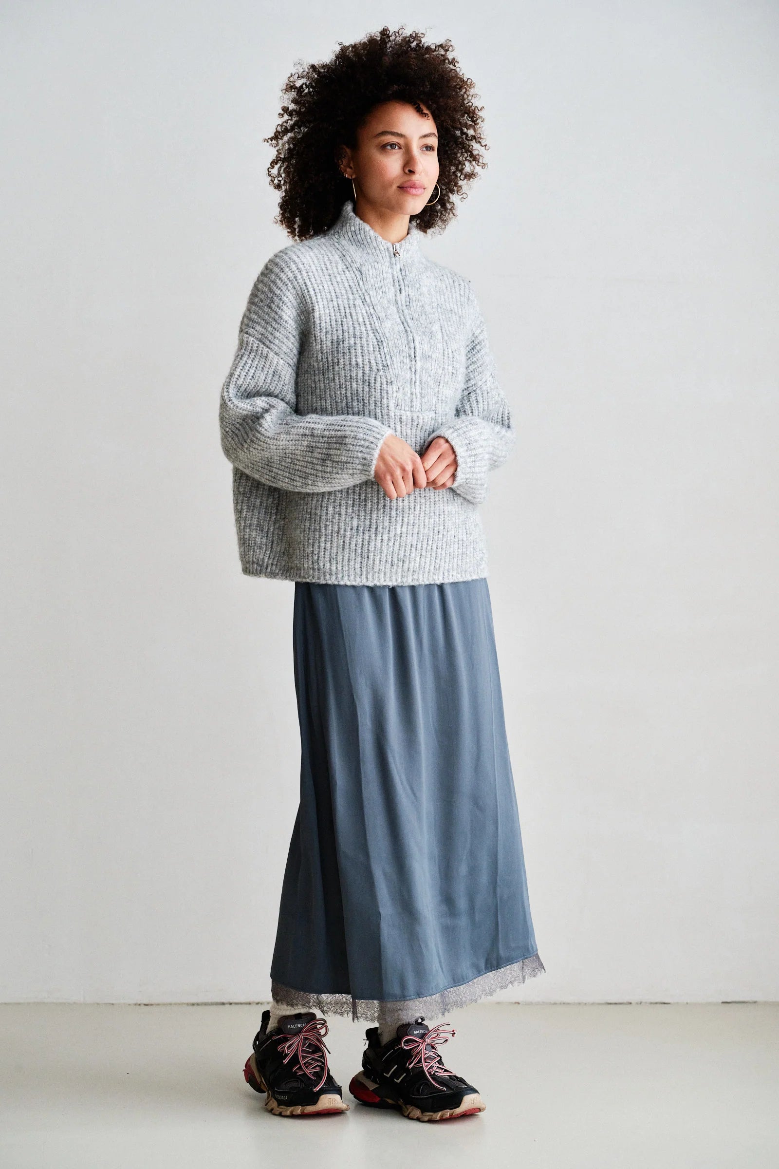 Jumper grey melange