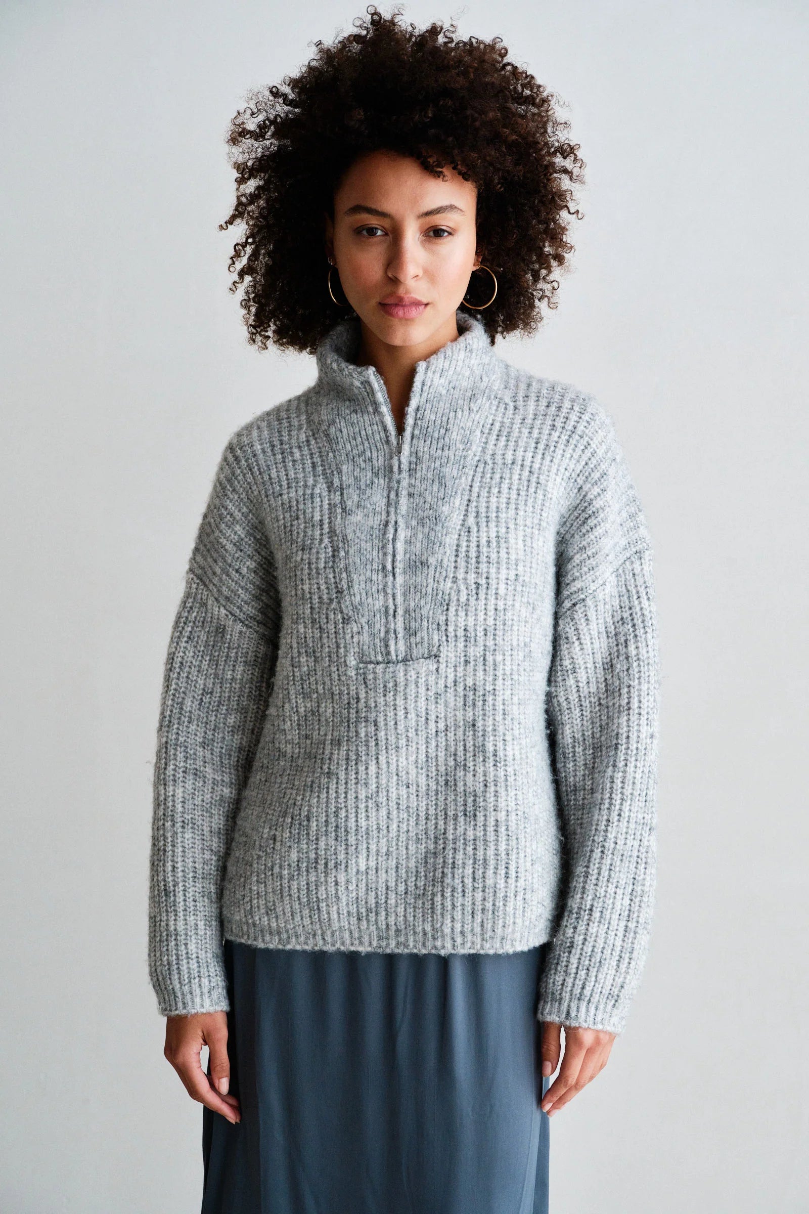Jumper grey melange