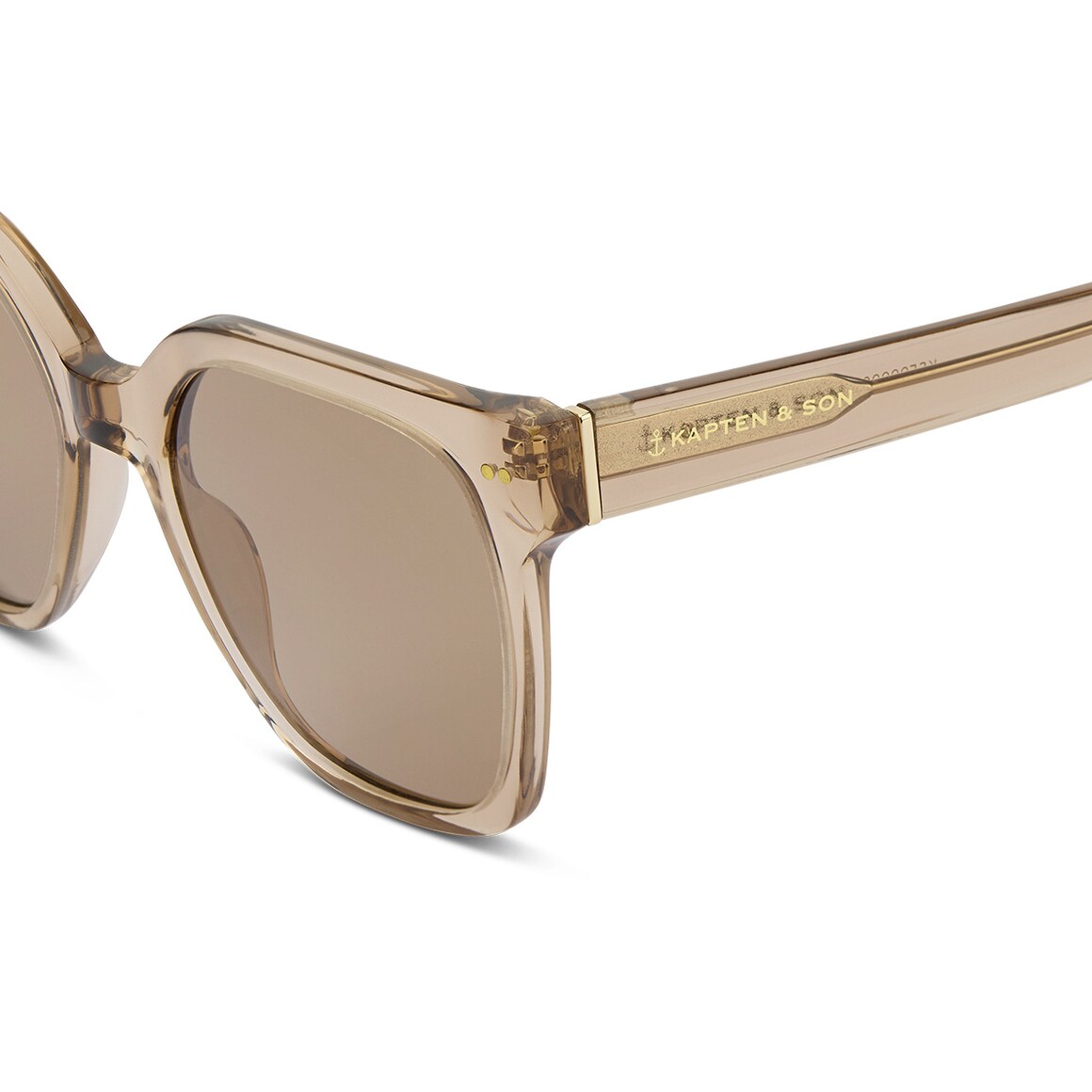 Sonnenbrille „Siena Transparent Hazel Light Brown“