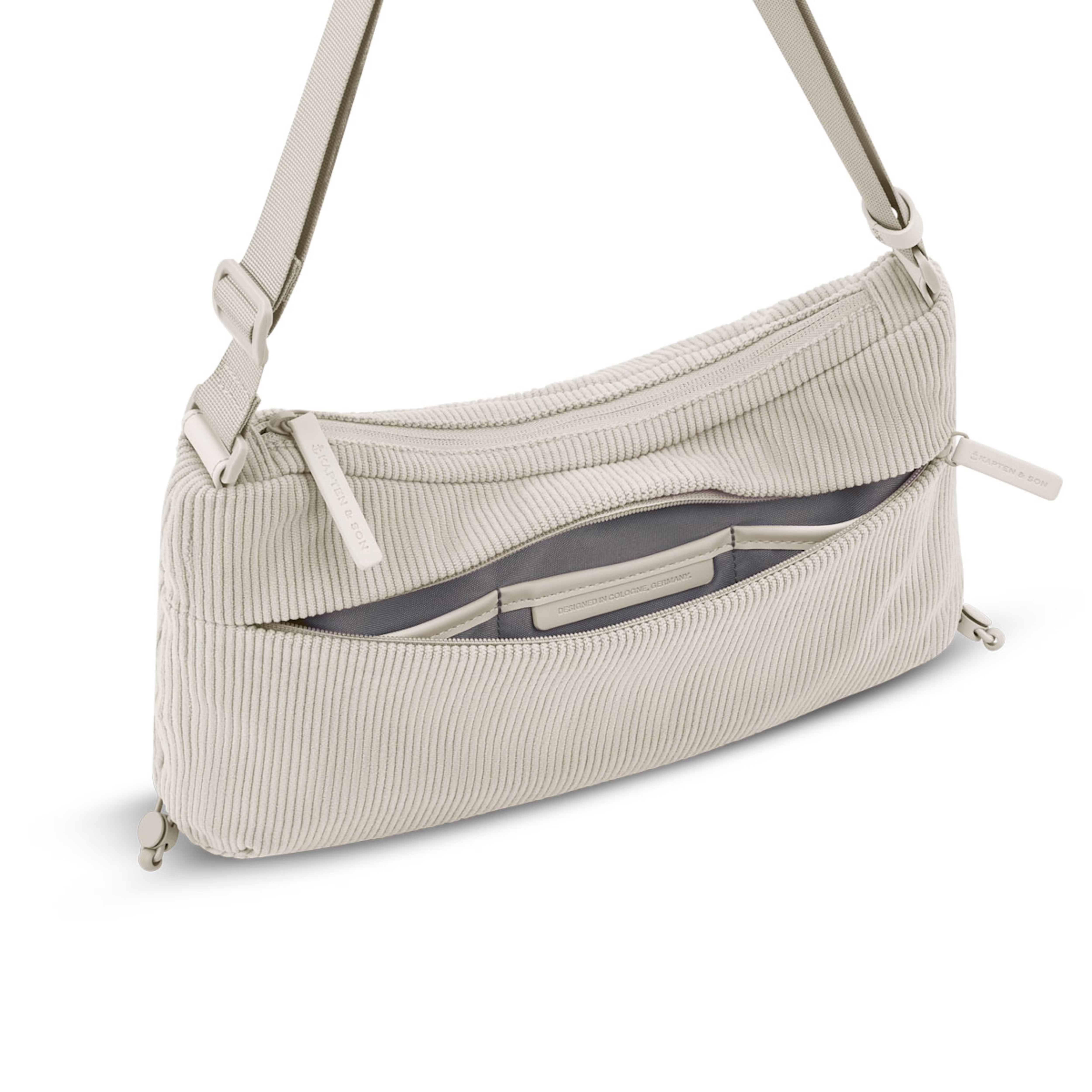 Crossbody Bag "Skara Small Cord Sandstone"