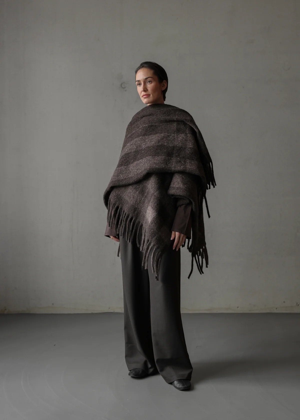 Poncho-Schal "Rhea`CL"