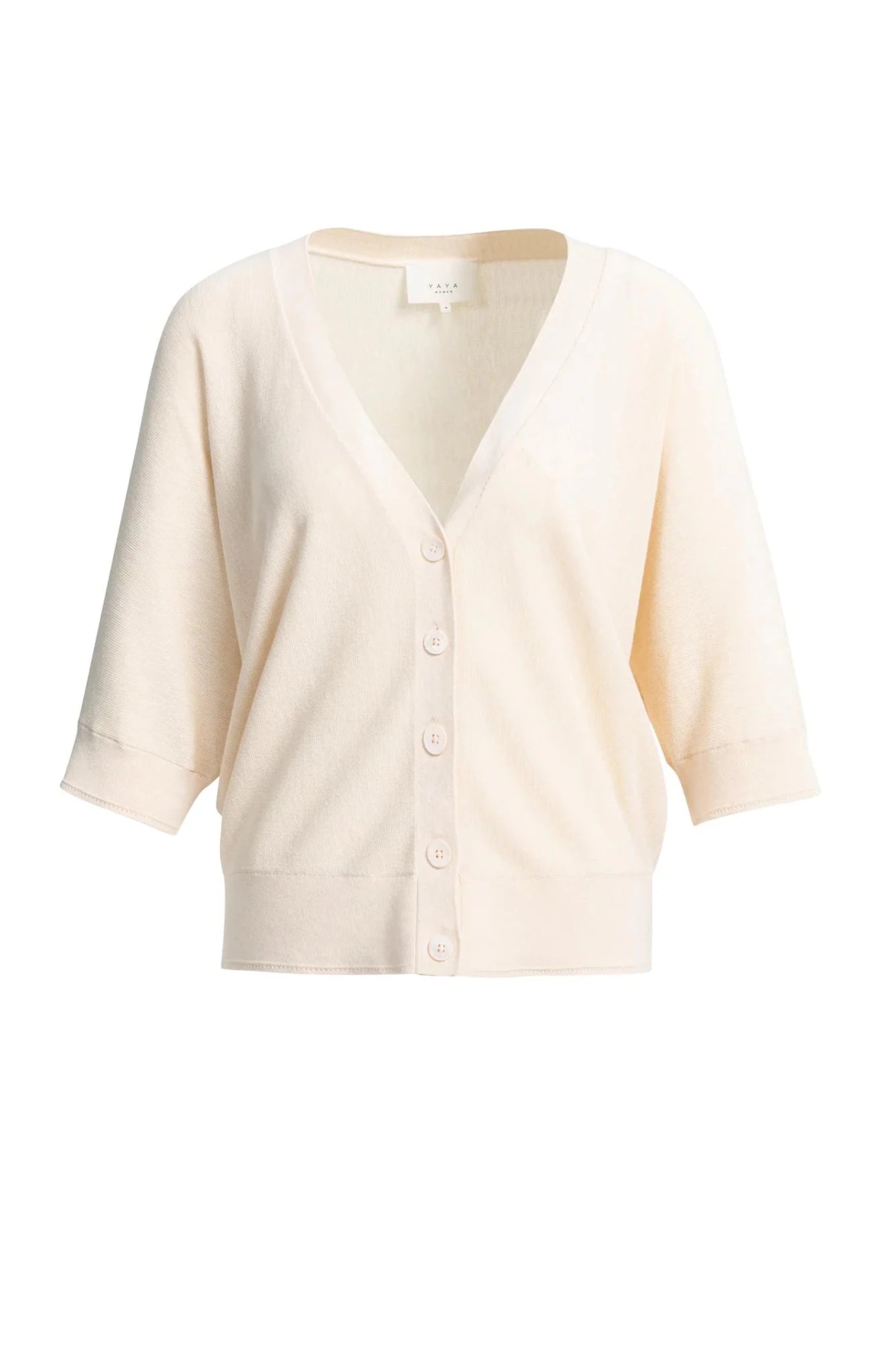 Cardigan mit kurzen Fledermausärmeln und Knopfverschluss - Dein Lieblingsladen Concept