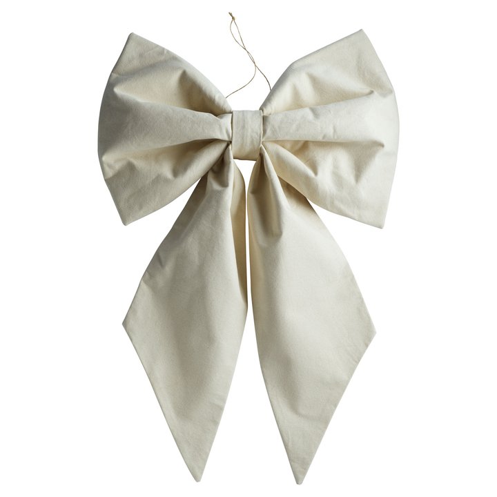 Schleife "Bow Xmas-XL"-cream