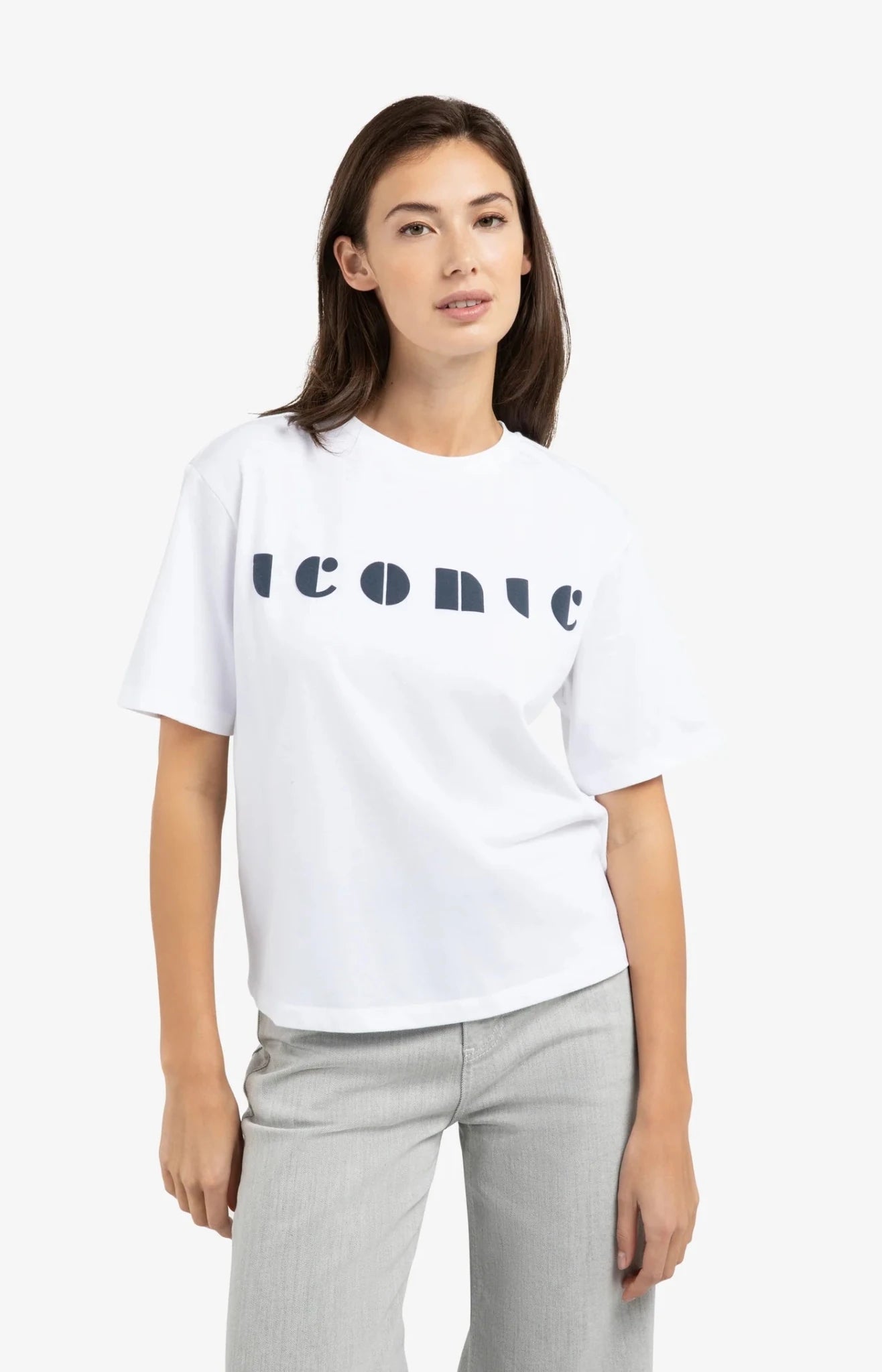 Boyfriend - T-Shirt mit kunstvoller Aufschrift - Dein Lieblingsladen Concept