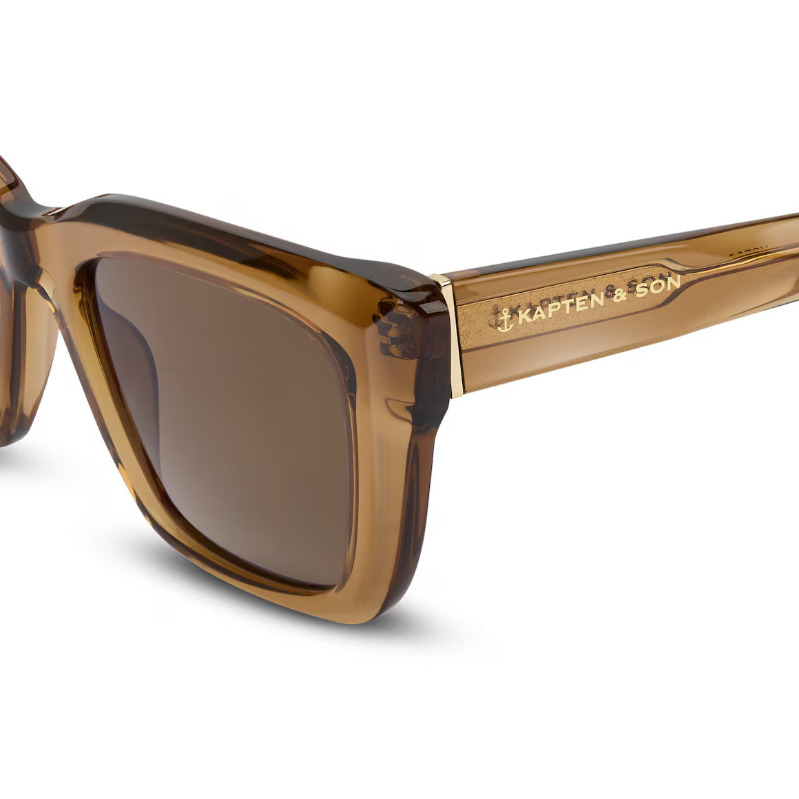 Sonnenbrille „Cassis Transparent Caramel Brown“