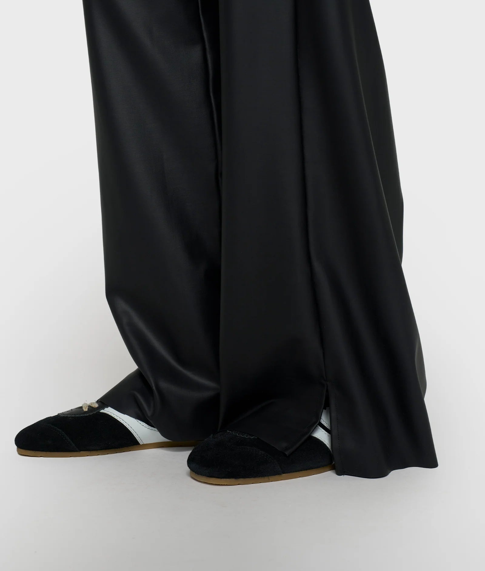 Wide Leg PU Pants