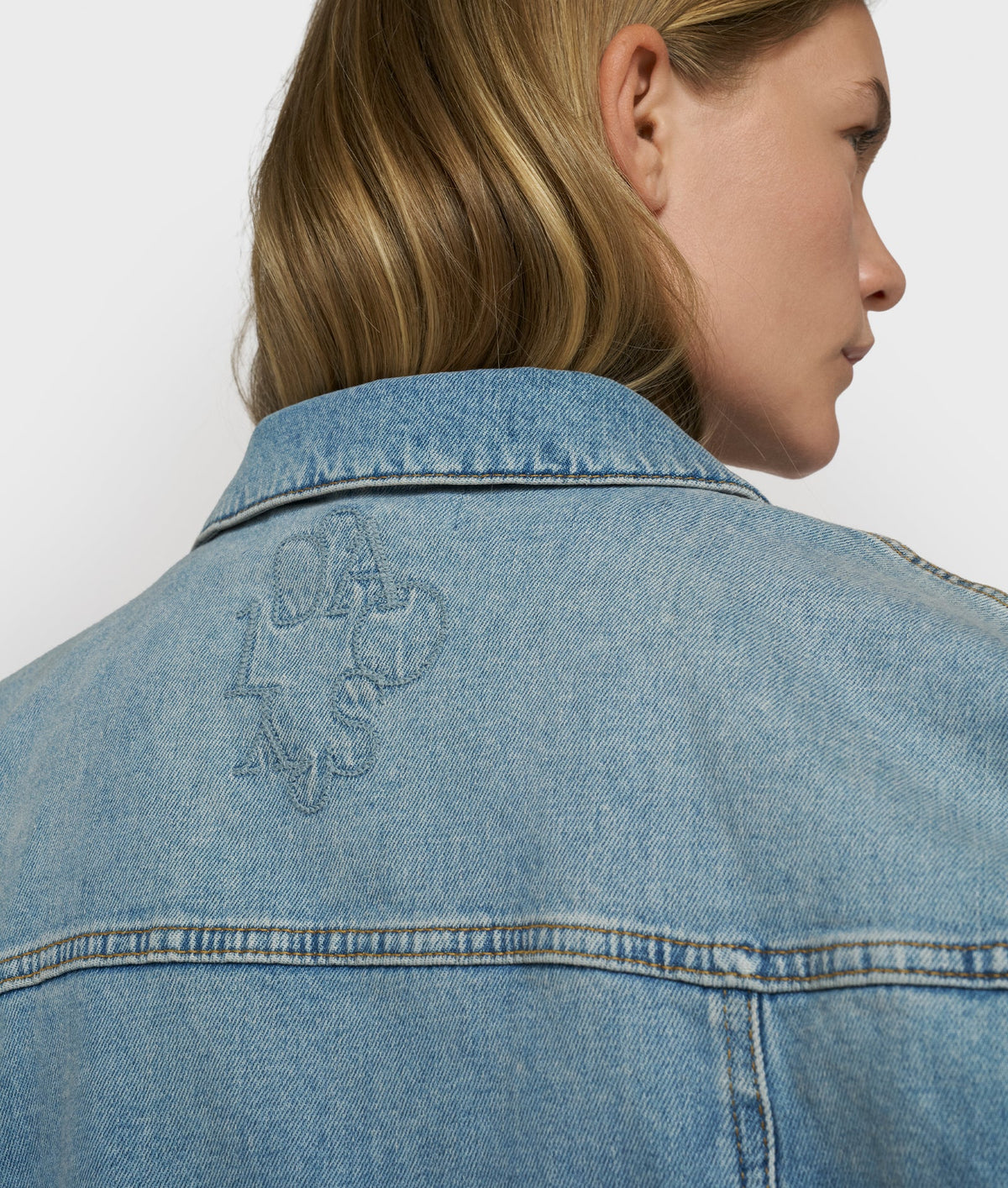 Cropped Denim Gilet