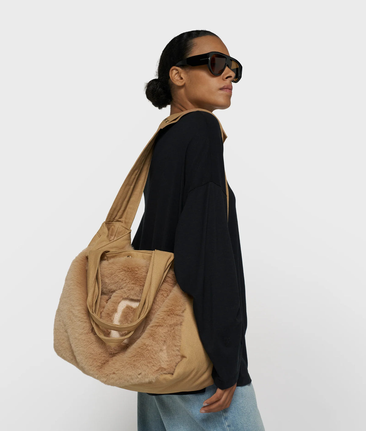 Fluffy Shopper grey mango