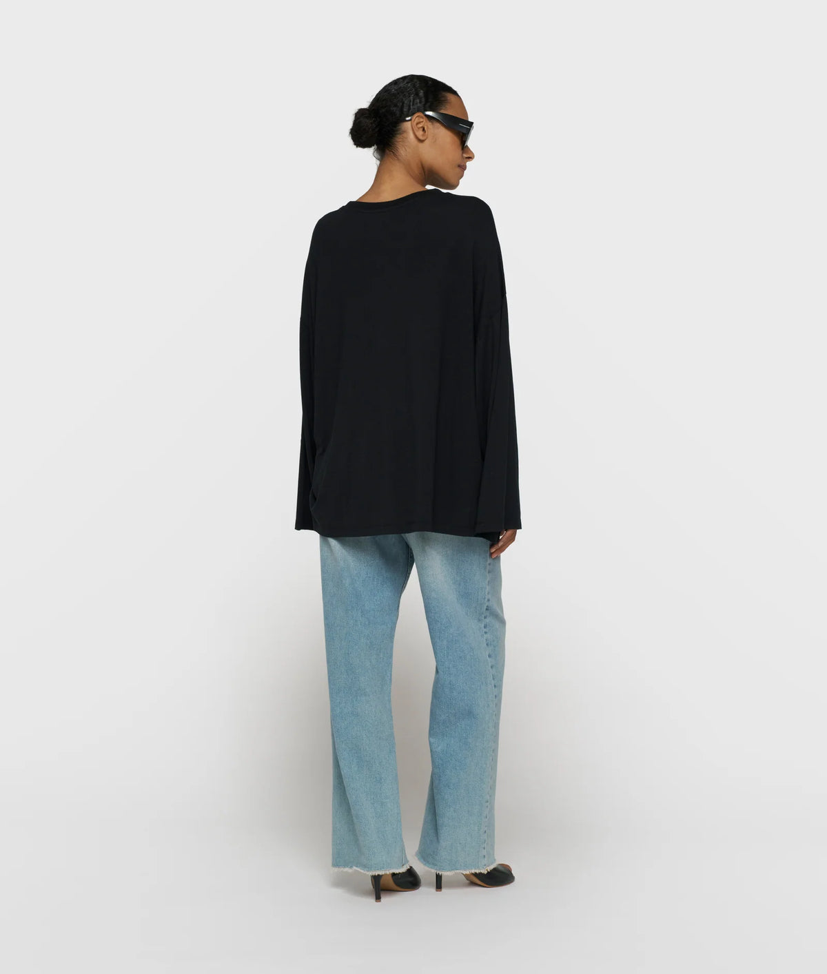 Straight Leg Denim Pants
