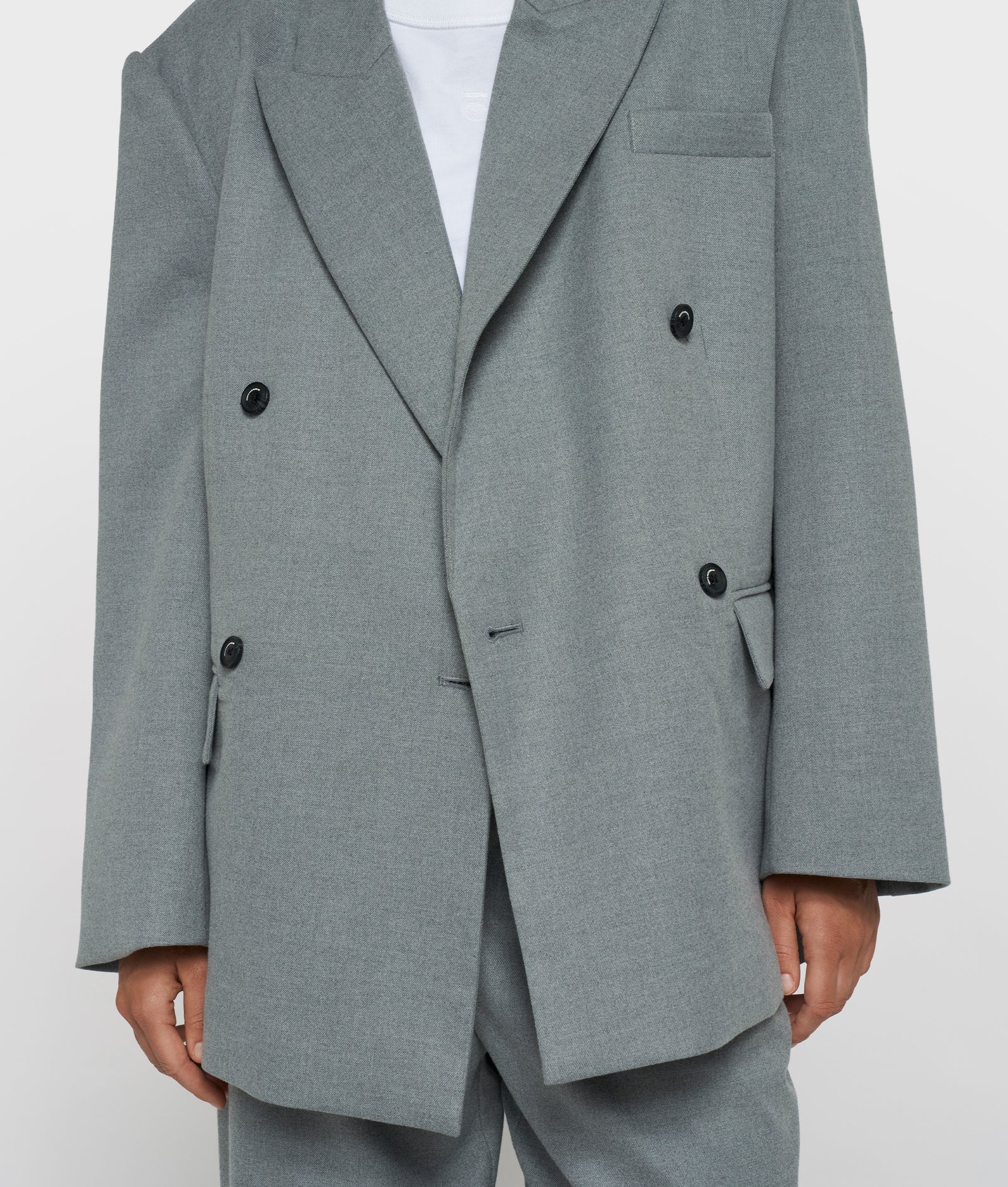 Proud Blazer light grey melee