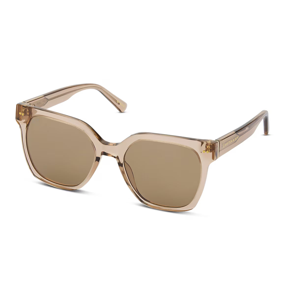 Sonnenbrille „Siena Transparent Hazel Light Brown“
