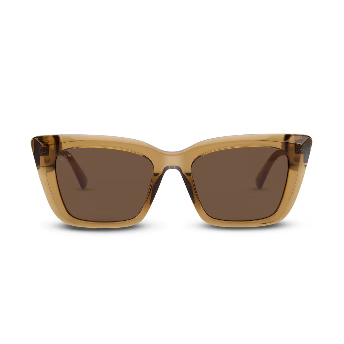 Sonnenbrille „Cassis Transparent Caramel Brown“