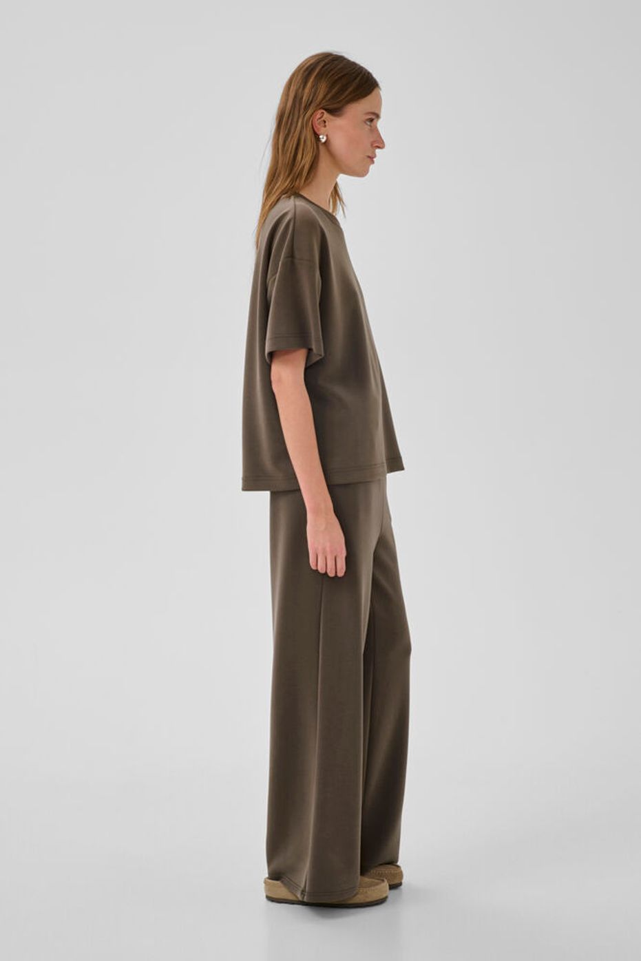Wide Pant "HelleMW" Major Brown