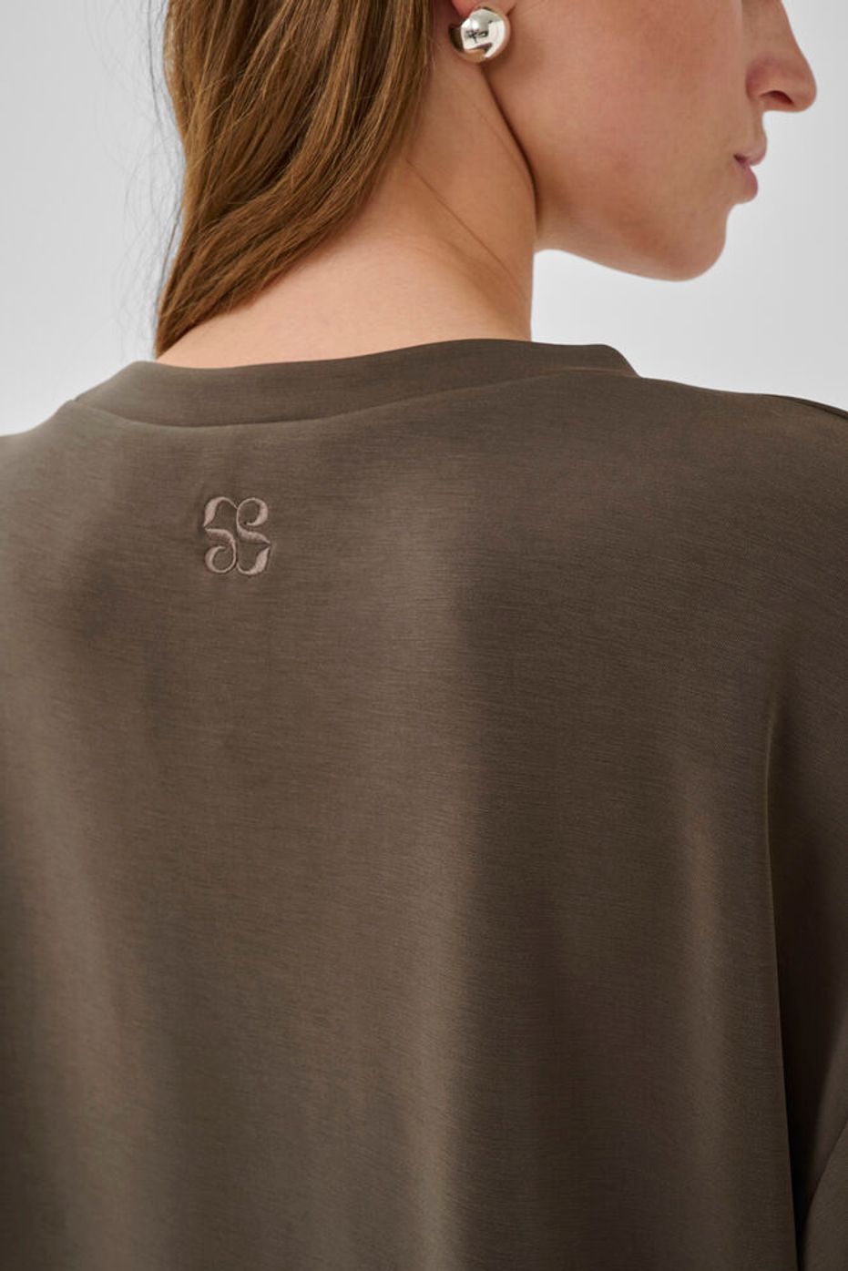 Boxy Tee "HelleMW" Major Brown