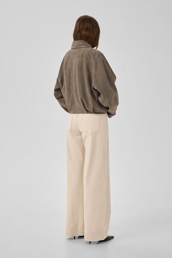 High Wide Jeans "LouisMW" Oatmeal