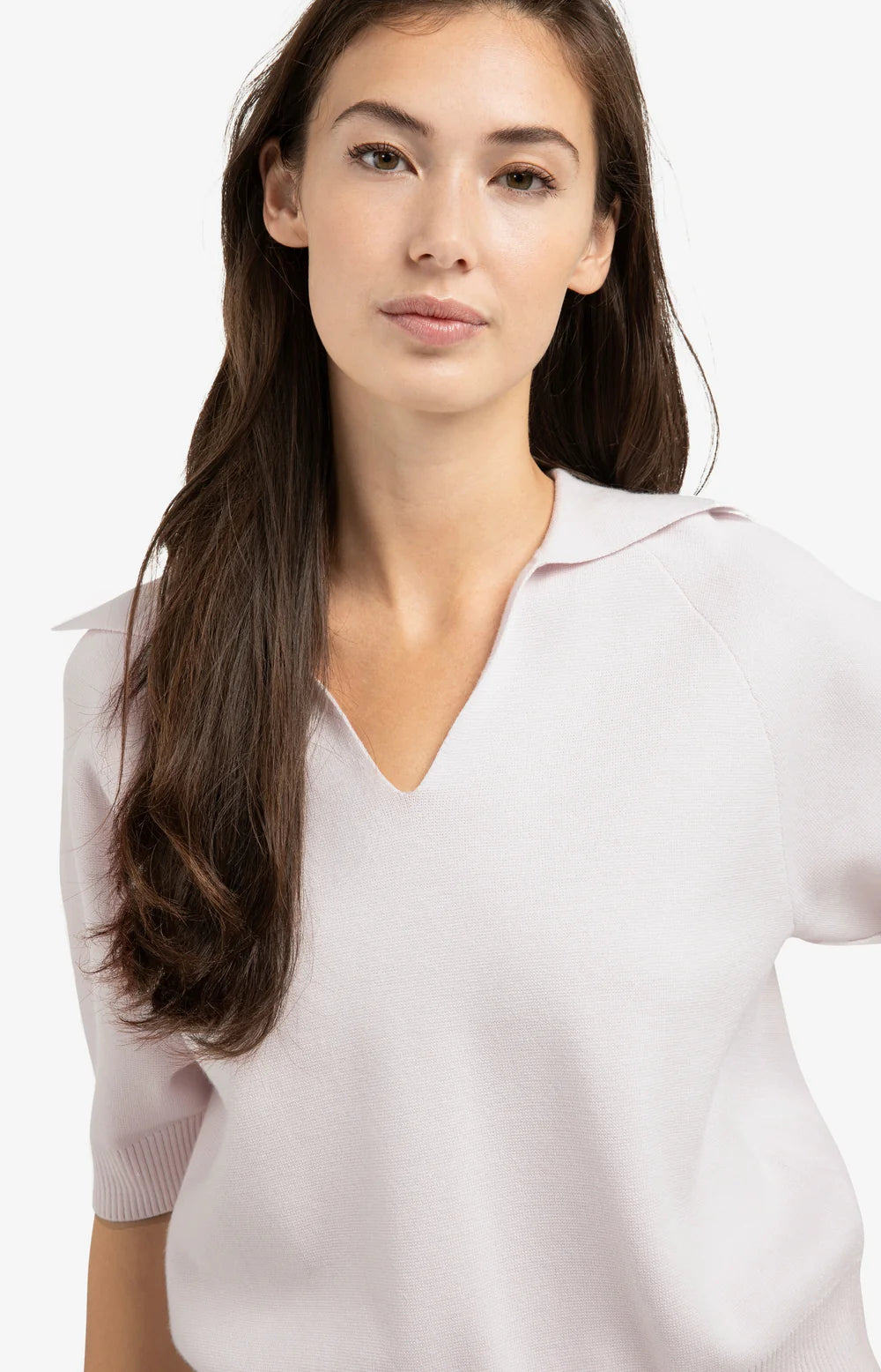 Strickpullover mit Kragen