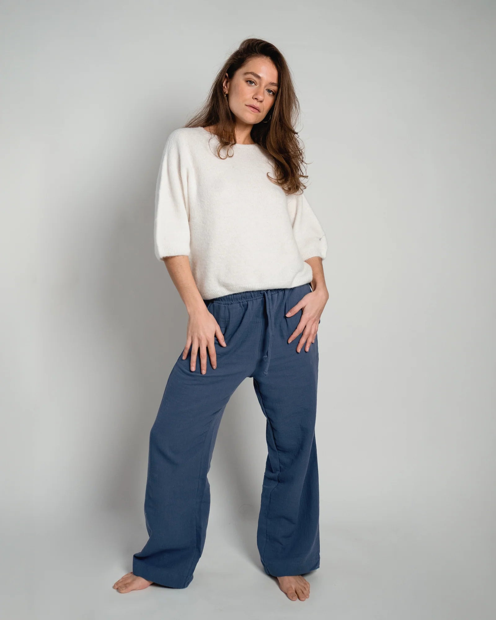 Hose "Oona" jeansblue
