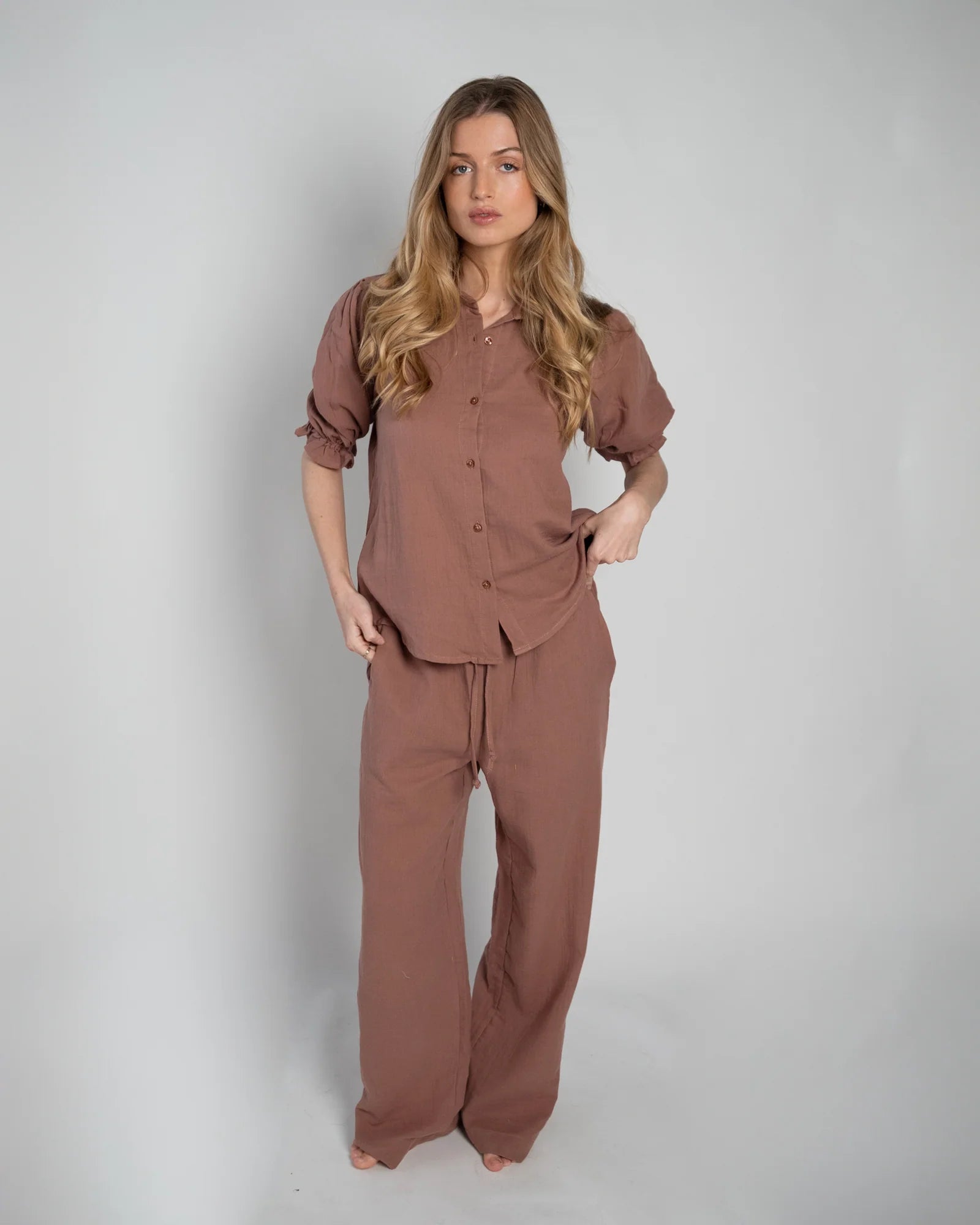 Hose "Oona" terracotta