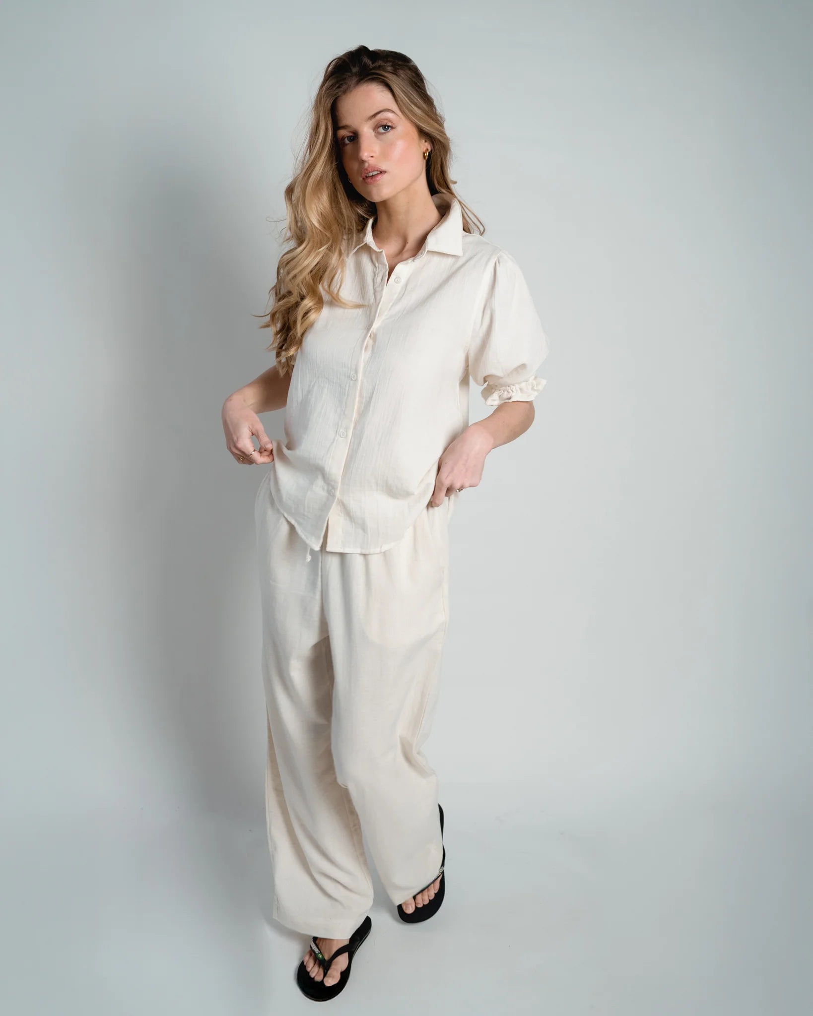 Hose "Oona" offwhite - Dein Lieblingsladen Concept