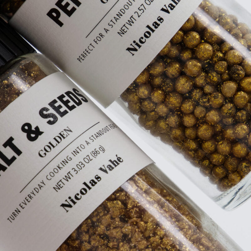 Gift Box "Golden Pepper Mix & Golden Salt & Seeds"