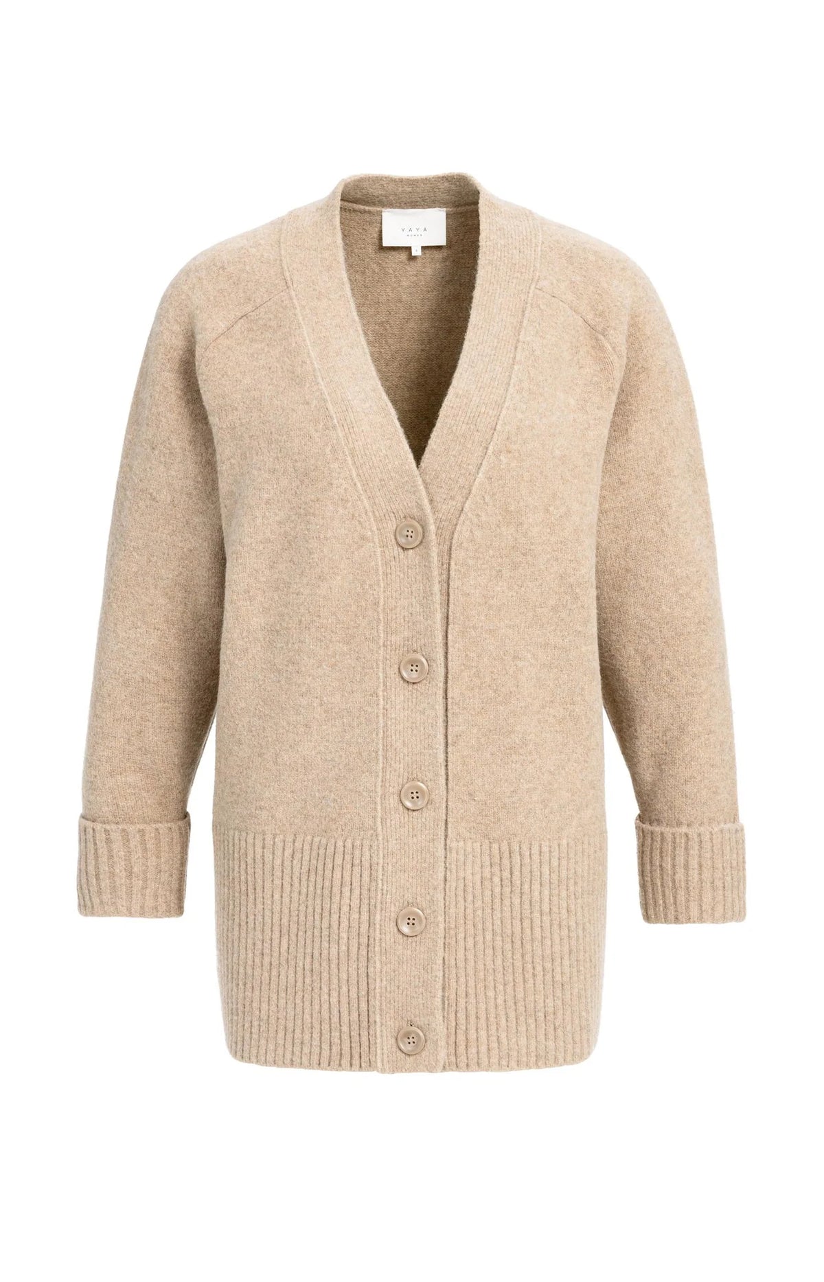 Oversize-Rippstrickcardigan
