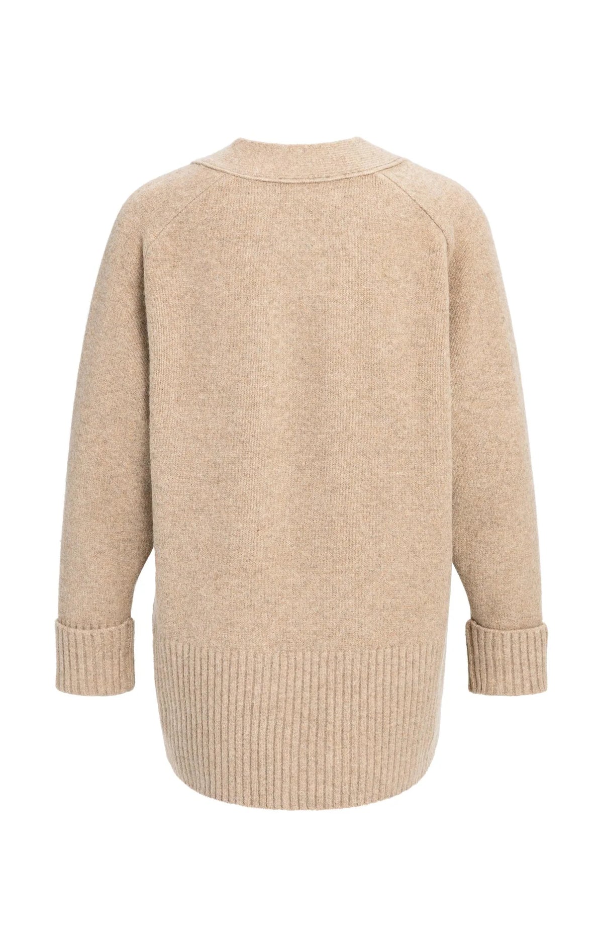 Oversize-Rippstrickcardigan