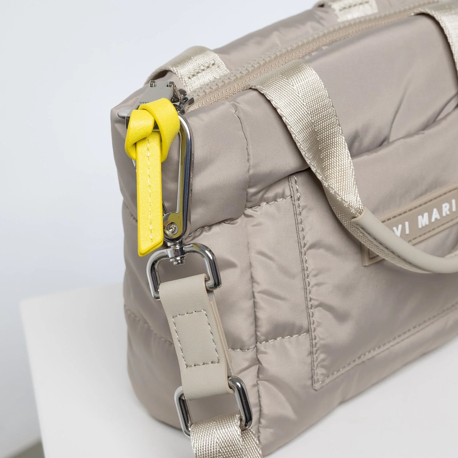 Padded Tote Bag Mini + Strap Basic Woven Slim