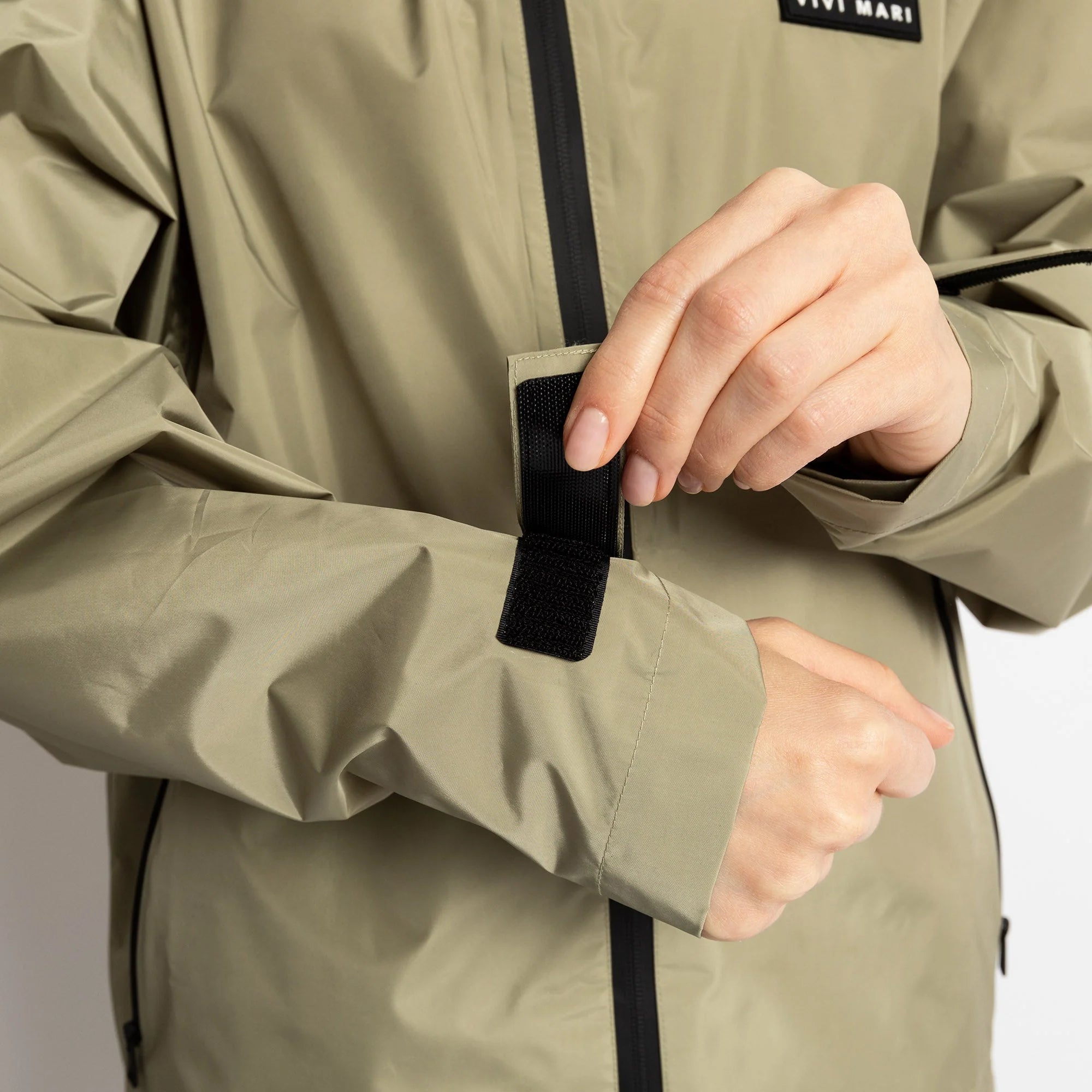 Regenjacke "Solid Pale Olive"