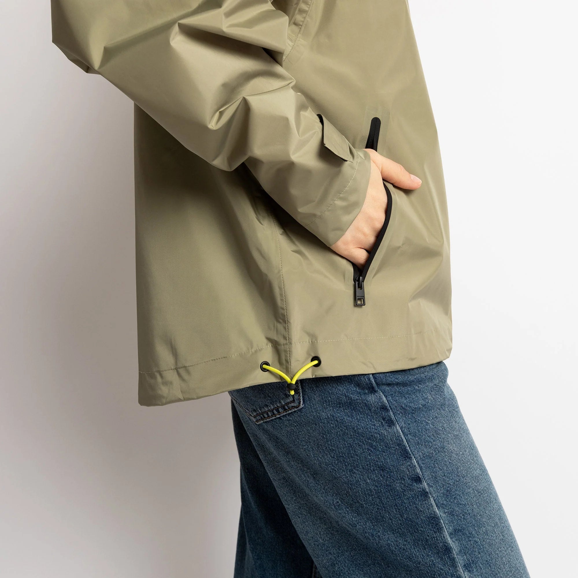 Regenjacke "Solid Pale Olive"