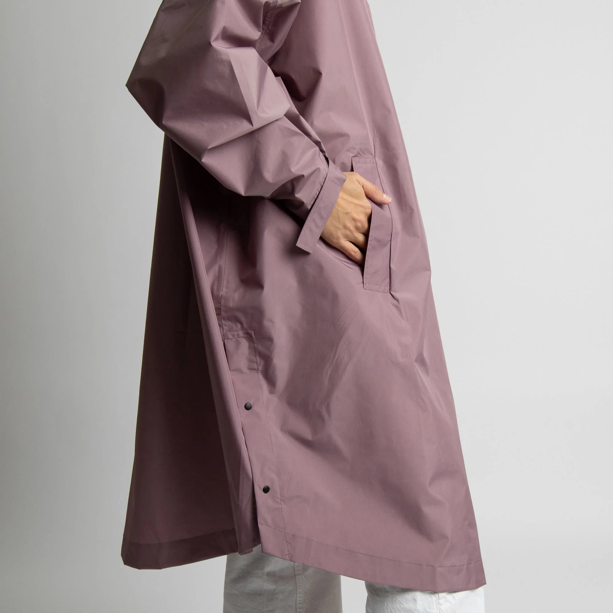 Raincoat „Solid Ash Plum"